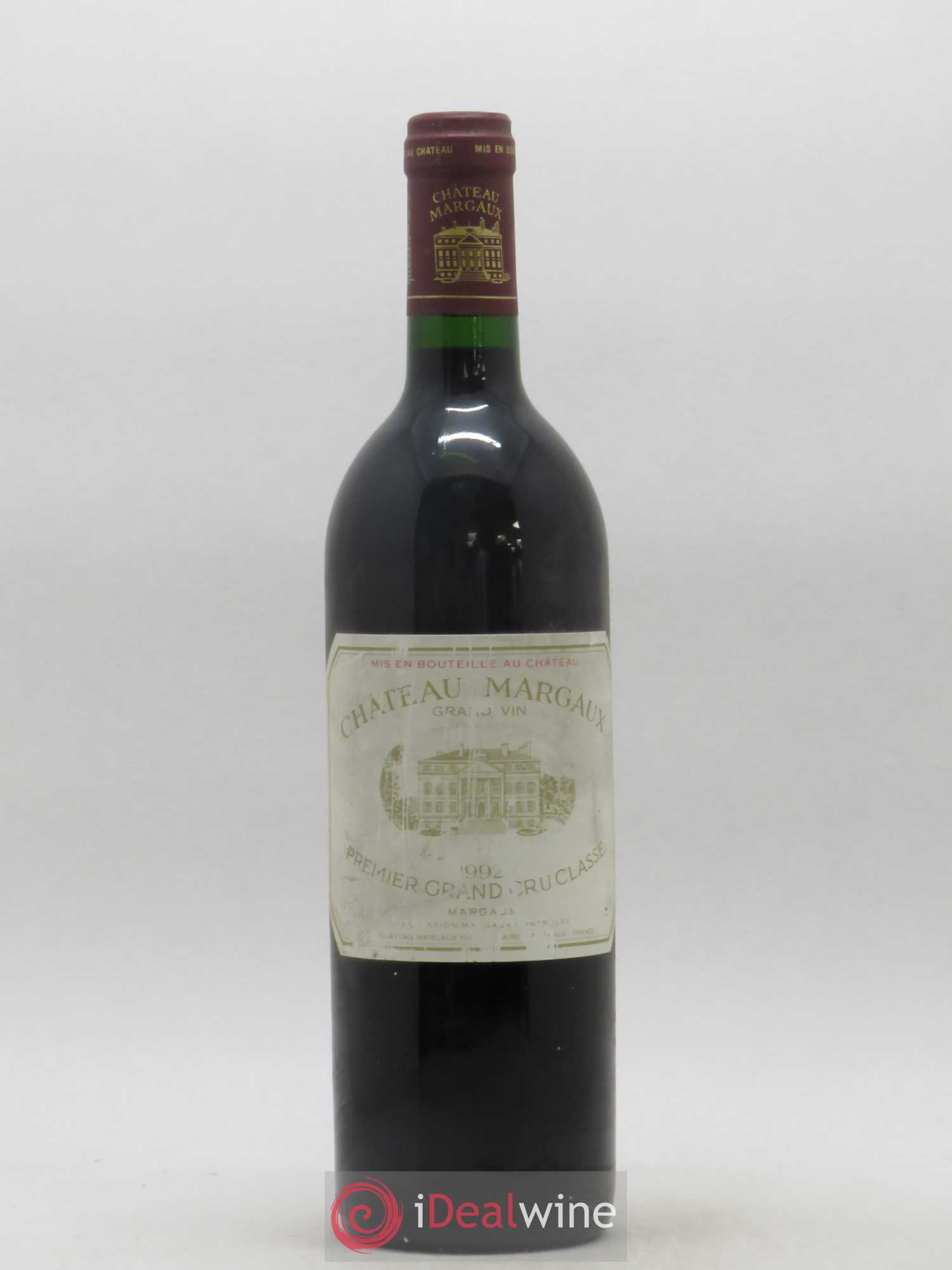 Château Margaux 1er Grand Cru Classé 1992 - Lot de 1 bouteille - 0