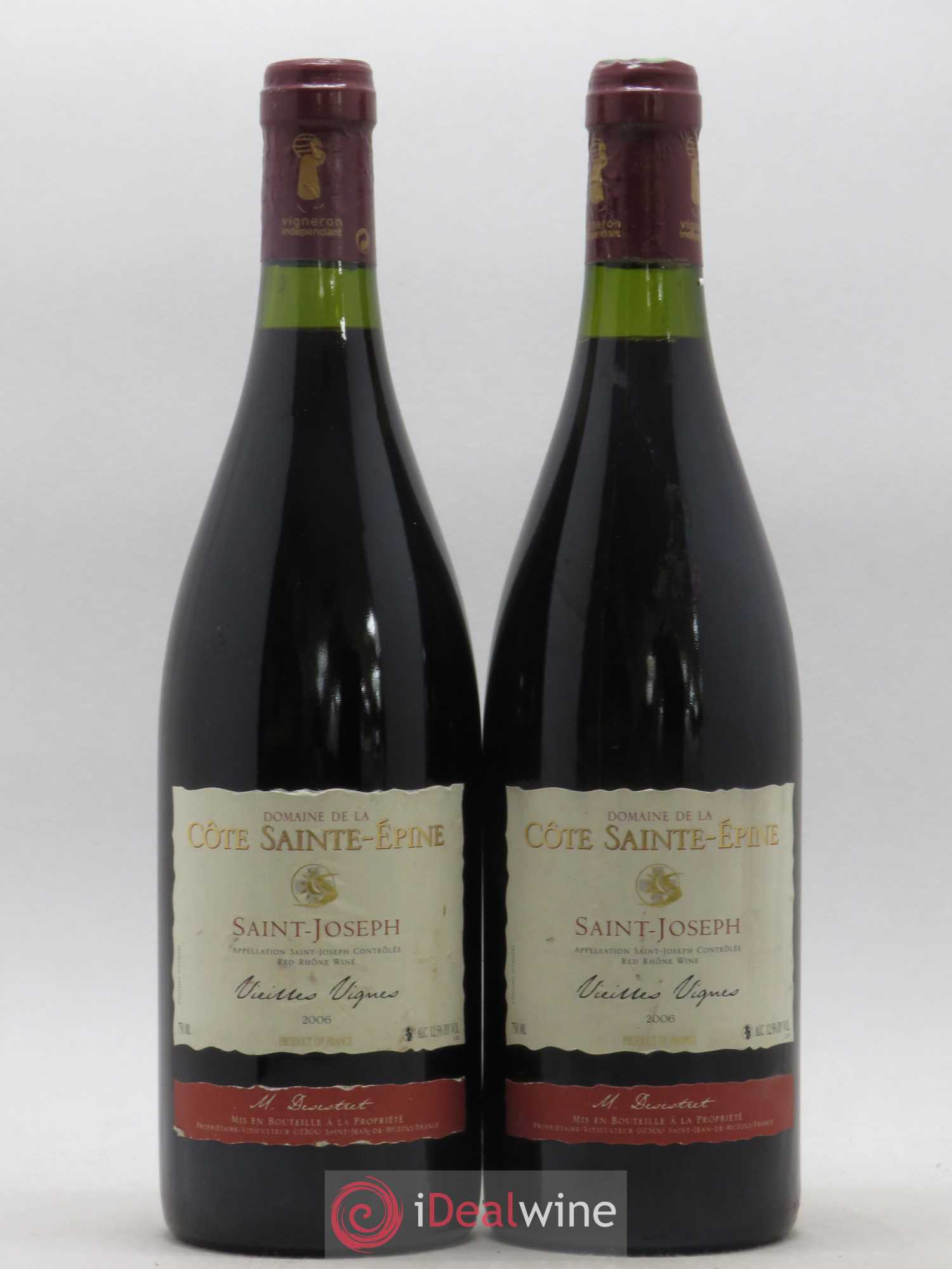 Saint-Joseph Vieilles Vignes Cote Sainte Epine 2006 - Posten von 2 Flaschen - 0
