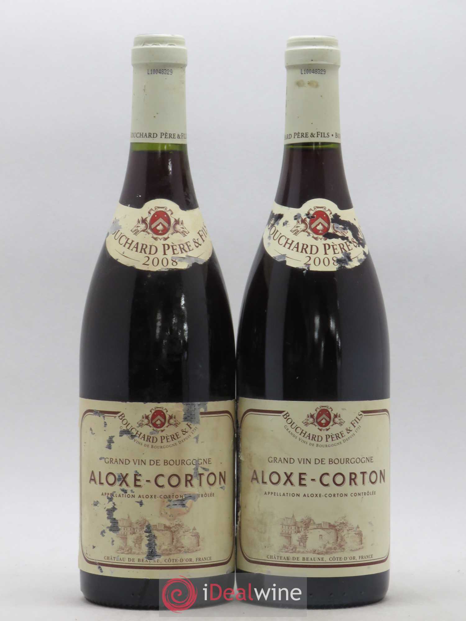 Aloxe-Corton Bouchard Père et Fils 2008 - Lot de 2 bouteilles - 0
