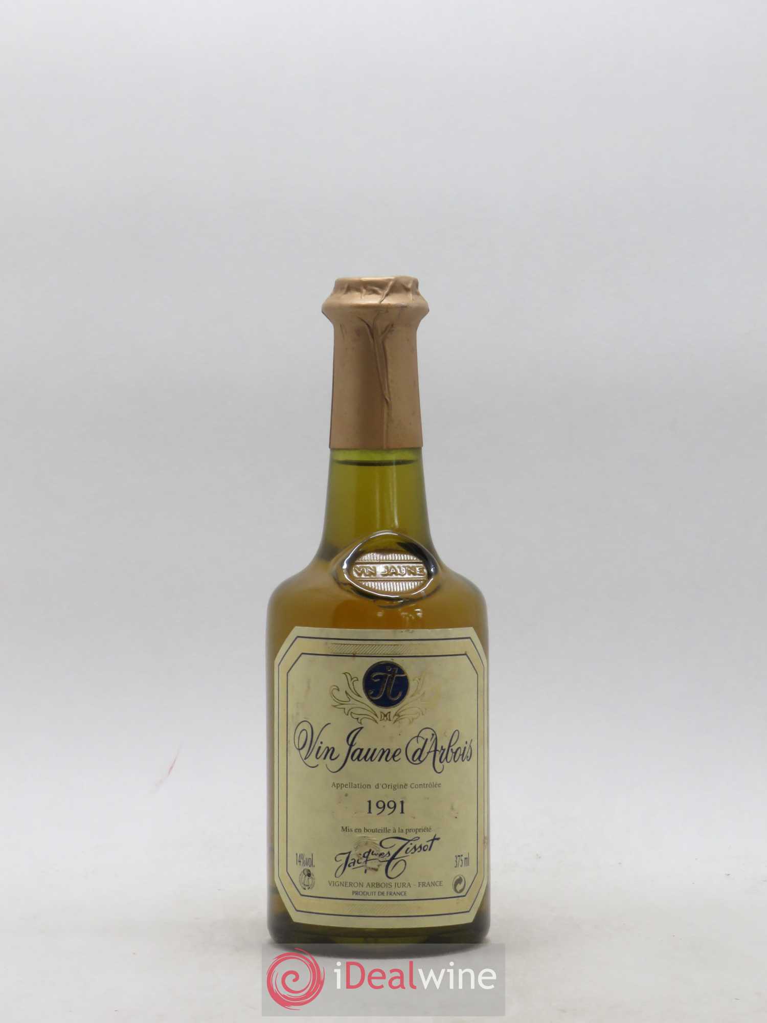 Arbois Vin Jaune Jacques Tissot 1991 - Posten von 1 Demi-Flasche - 0