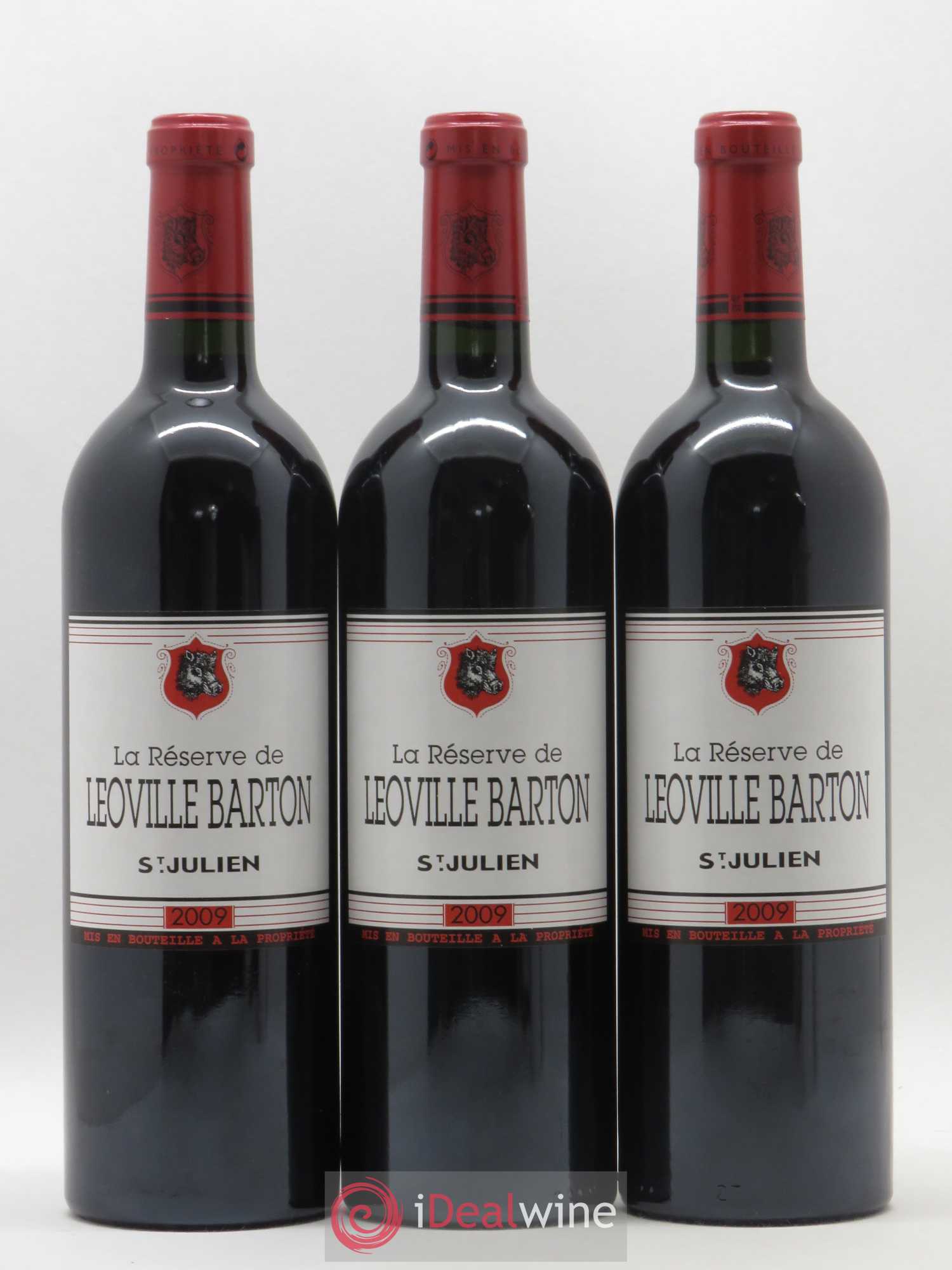 La Réserve de Léoville Barton 2009 - Lot de 3 bouteilles - 0