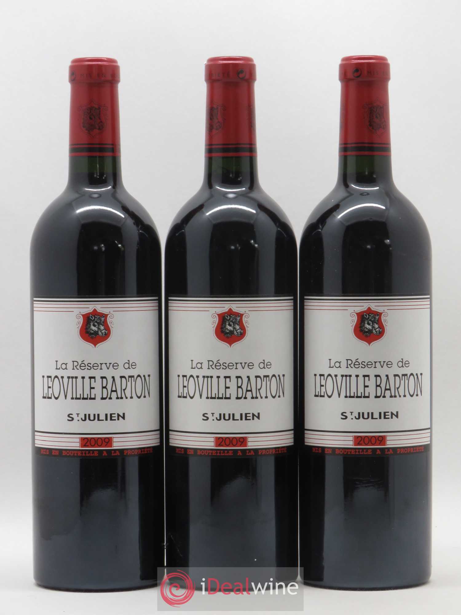 La Réserve de Léoville Barton 2009 - Lot de 3 bouteilles - 0
