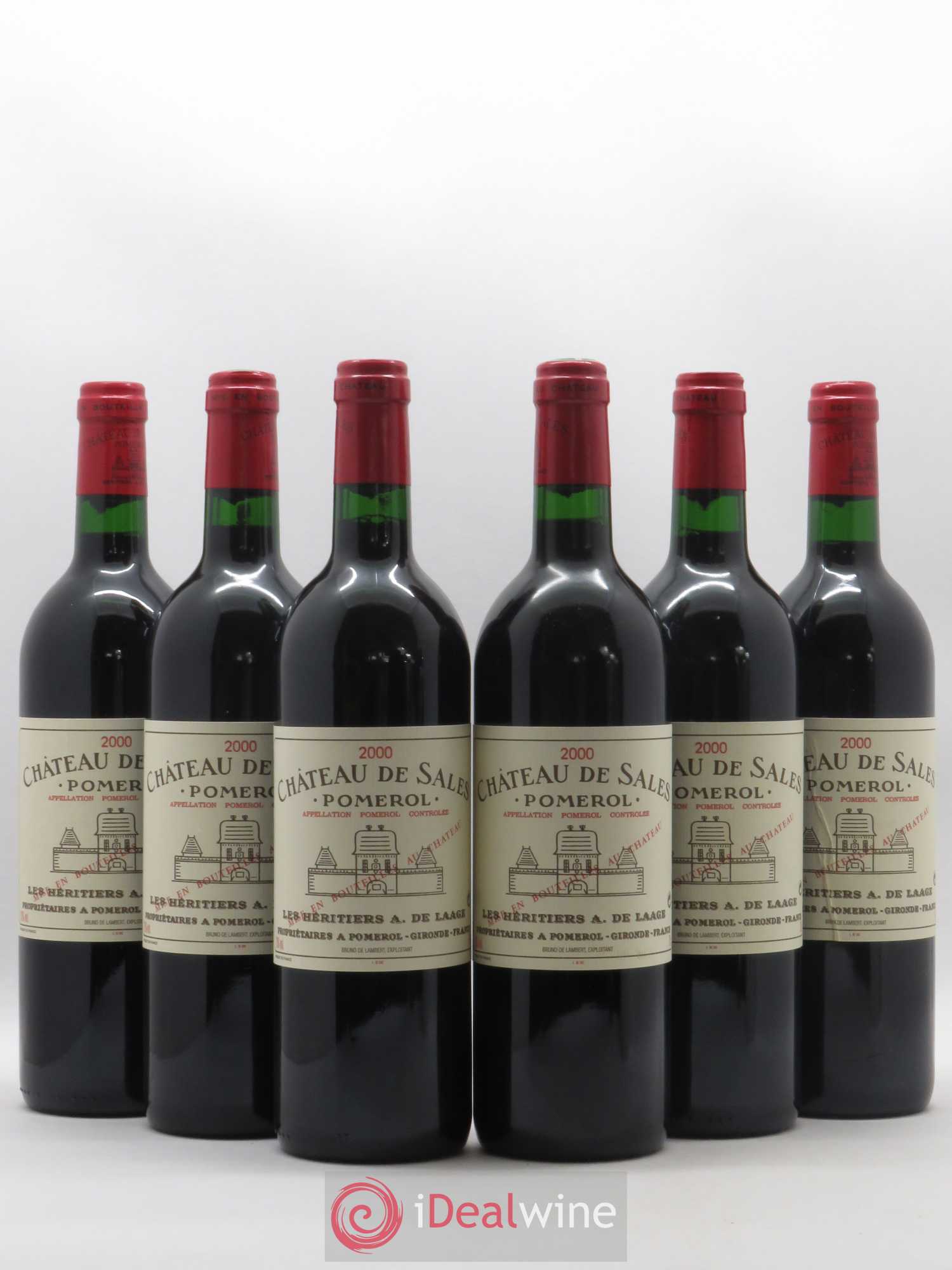 Château de Sales 2000 - Lot de 6 bouteilles - 0