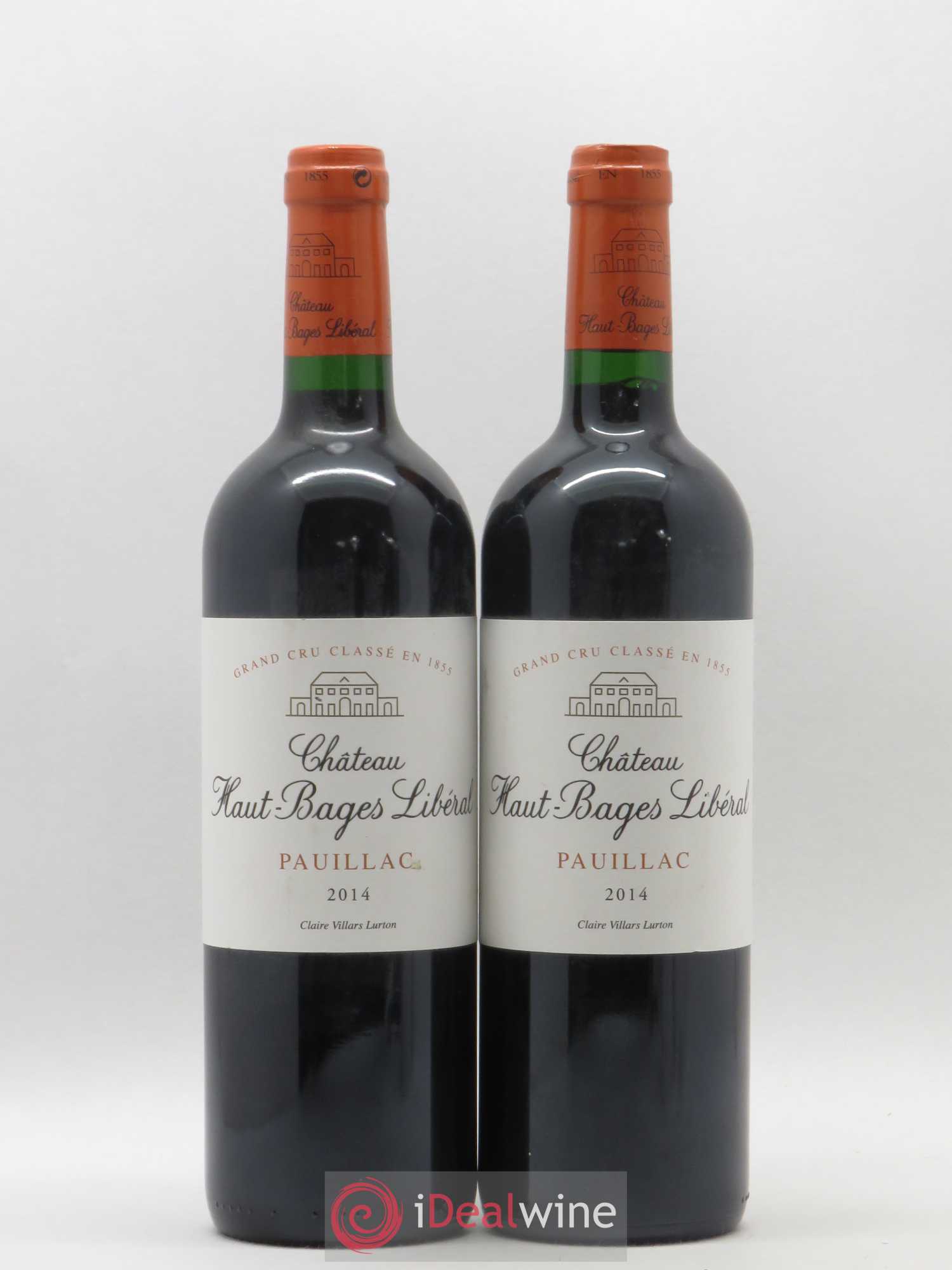 Château Haut Bages Libéral 5ème Grand Cru Classé 2014 - Lot de 2 bouteilles - 0