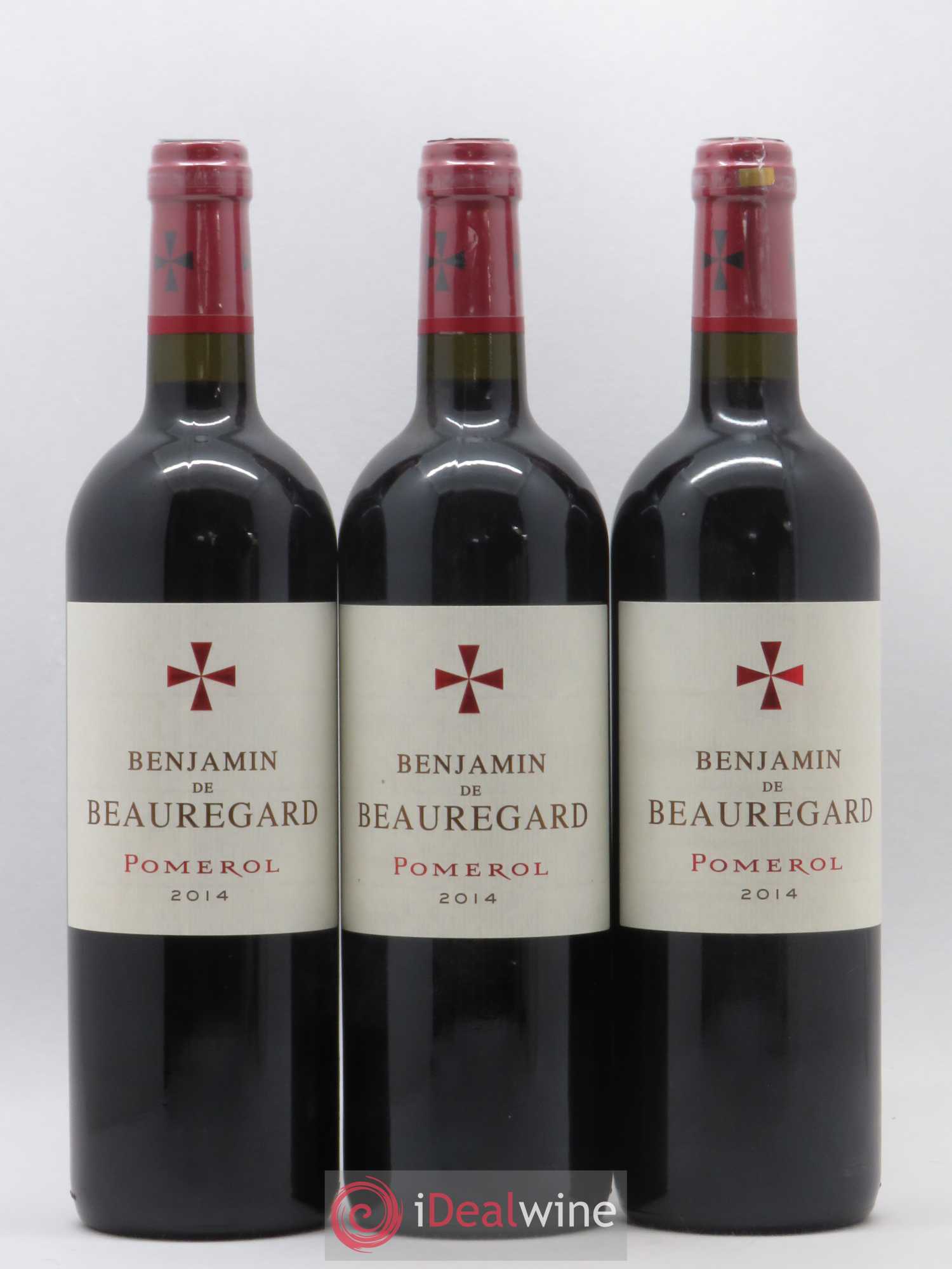 Pomerol Benjamin de Beauregard 2014 - Lot de 3 bouteilles - 0