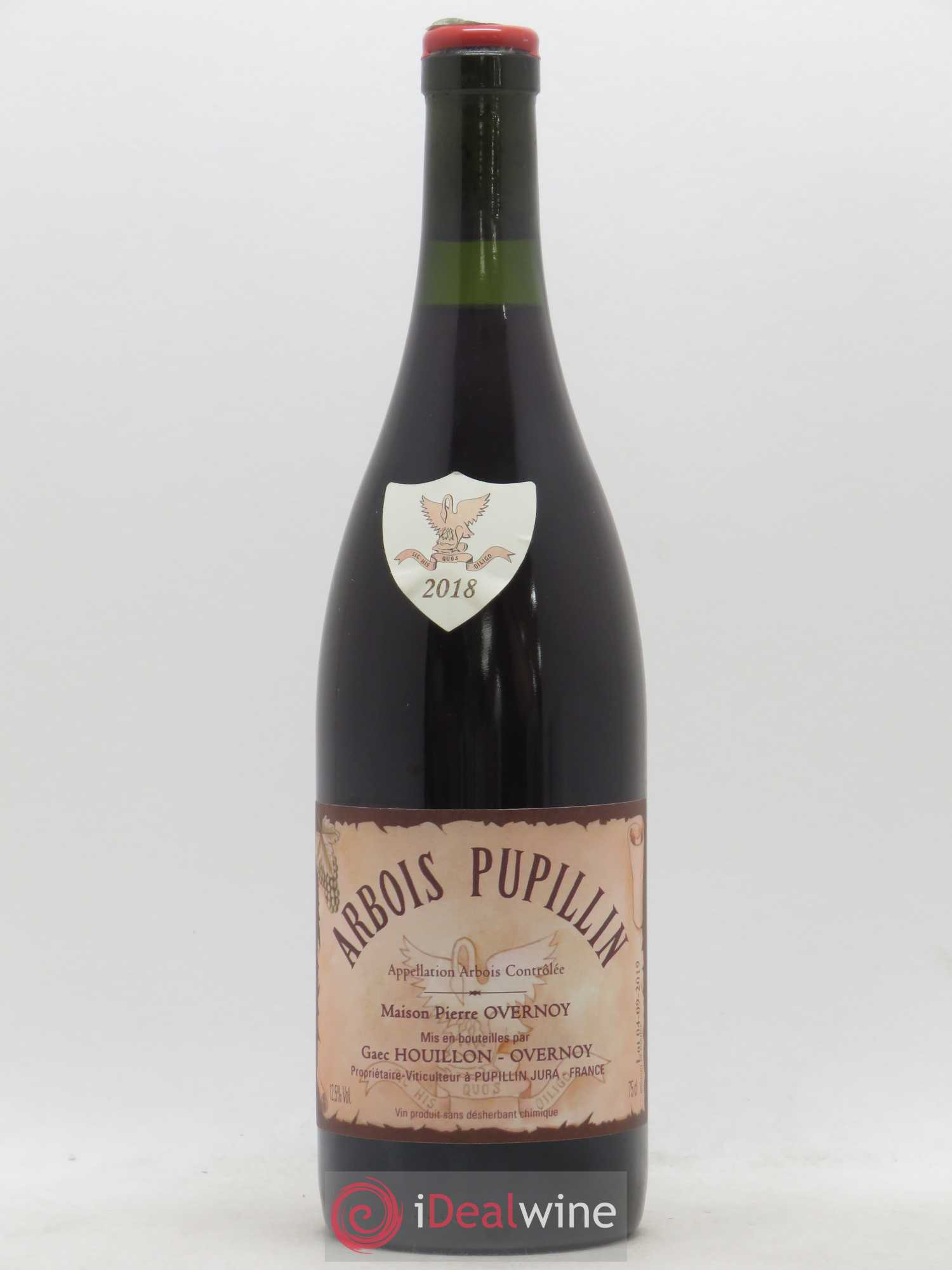 Arbois-Pupillin Poulsard (cire rouge) Overnoy-Houillon (Domaine) 2018 - Lot de 1 bouteille - 0
