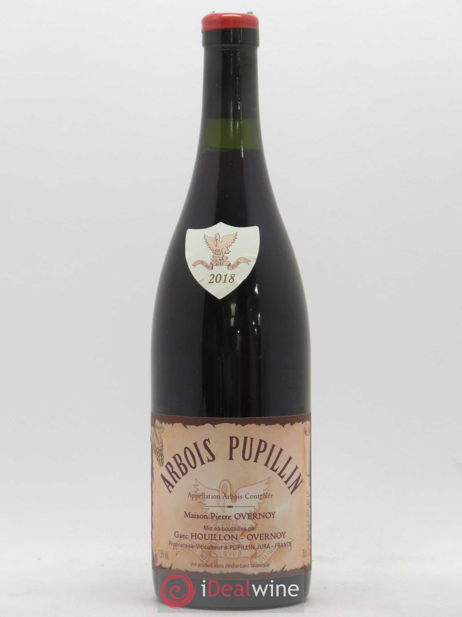 Arbois-Pupillin Poulsard (cire rouge) Overnoy-Houillon (Domaine) 2018 - Lot de 1 bouteille - 0