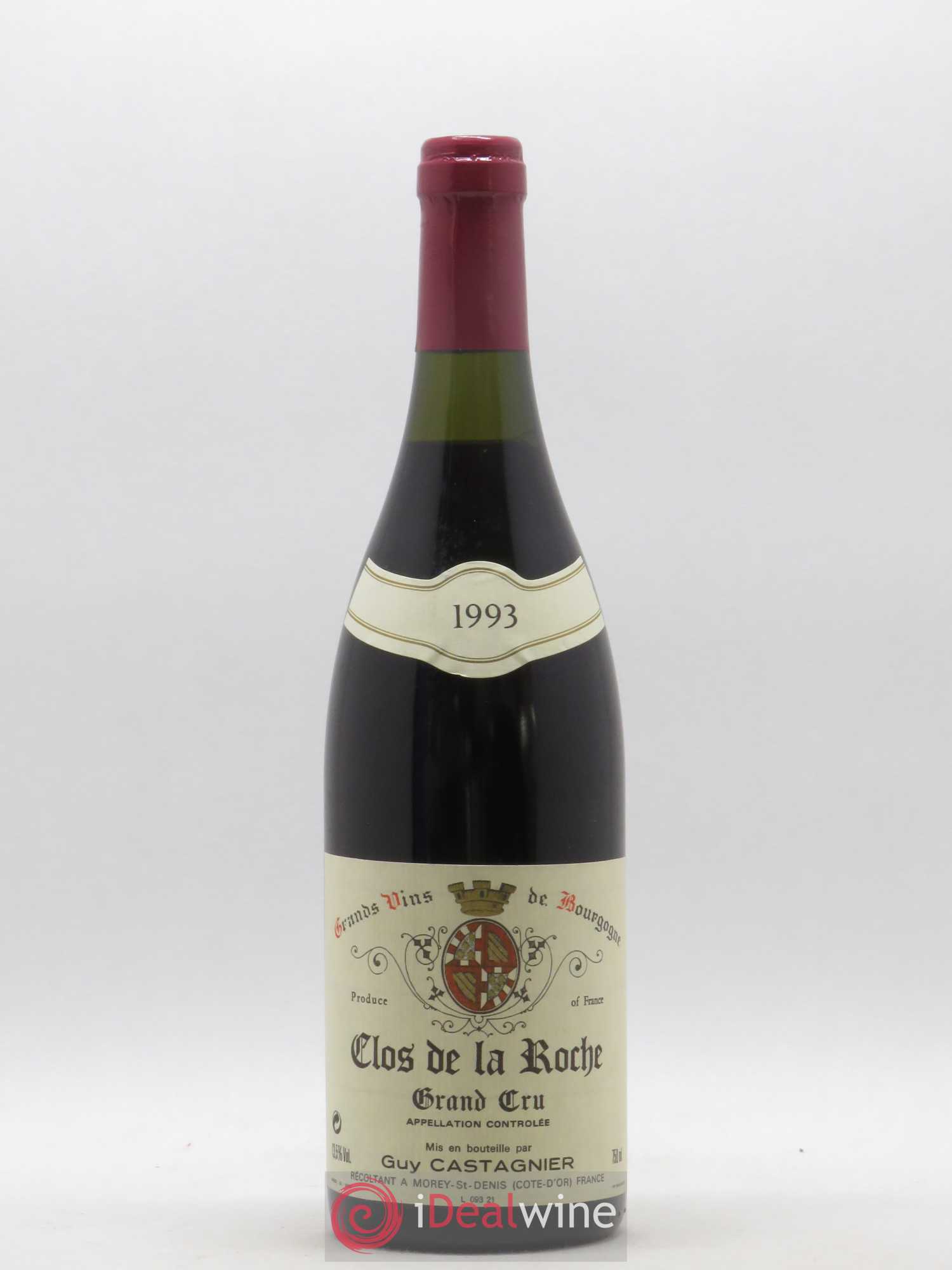 Clos de la Roche Grand Cru Castagnier (Domaine) 1993 - Lot de 1 bouteille - 0
