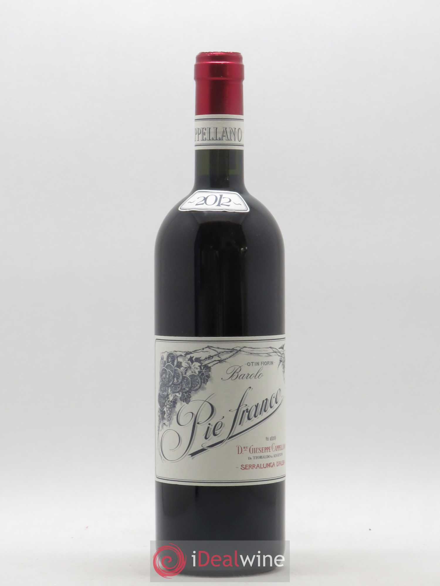 Barolo DOCG Pié Franco Cappellano 2012 - Lot de 1 bouteille - 0