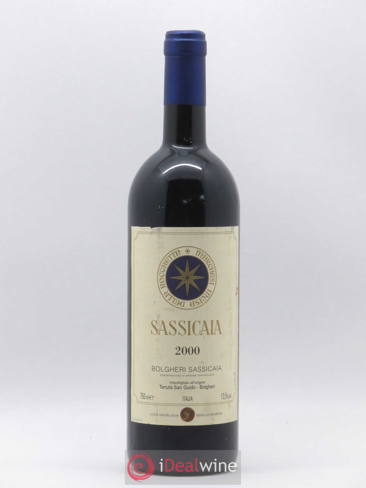 Bolgheri DOC Sassicaia Tenuta San Guido 2000 - Lot de 1 bouteille - 0