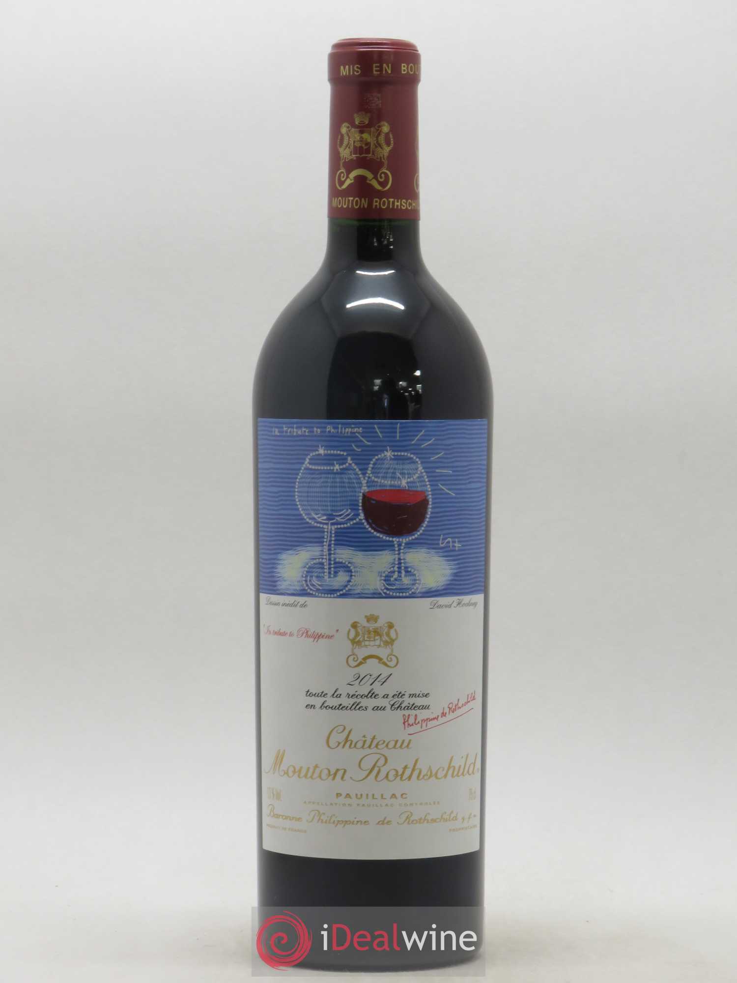Château Mouton Rothschild 1er Grand Cru Classé 2014 - Lot de 1 bouteille - 0