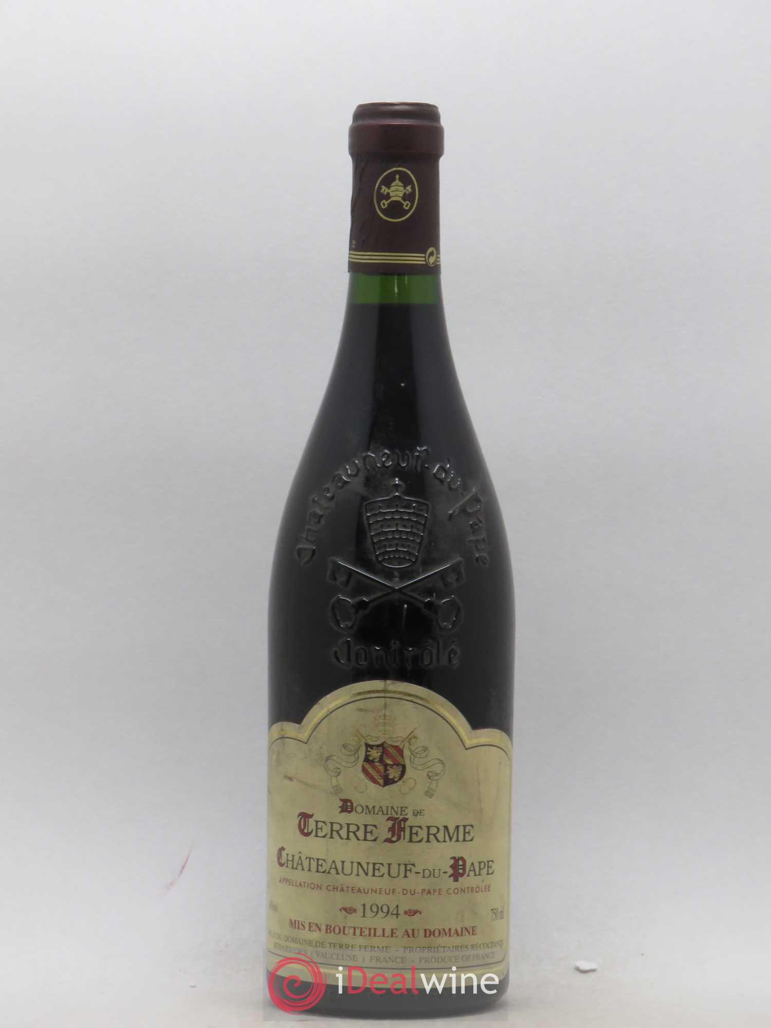 Châteauneuf-du-Pape Domaine Terre Ferme 1994 - Posten von 1 Flasche - 0