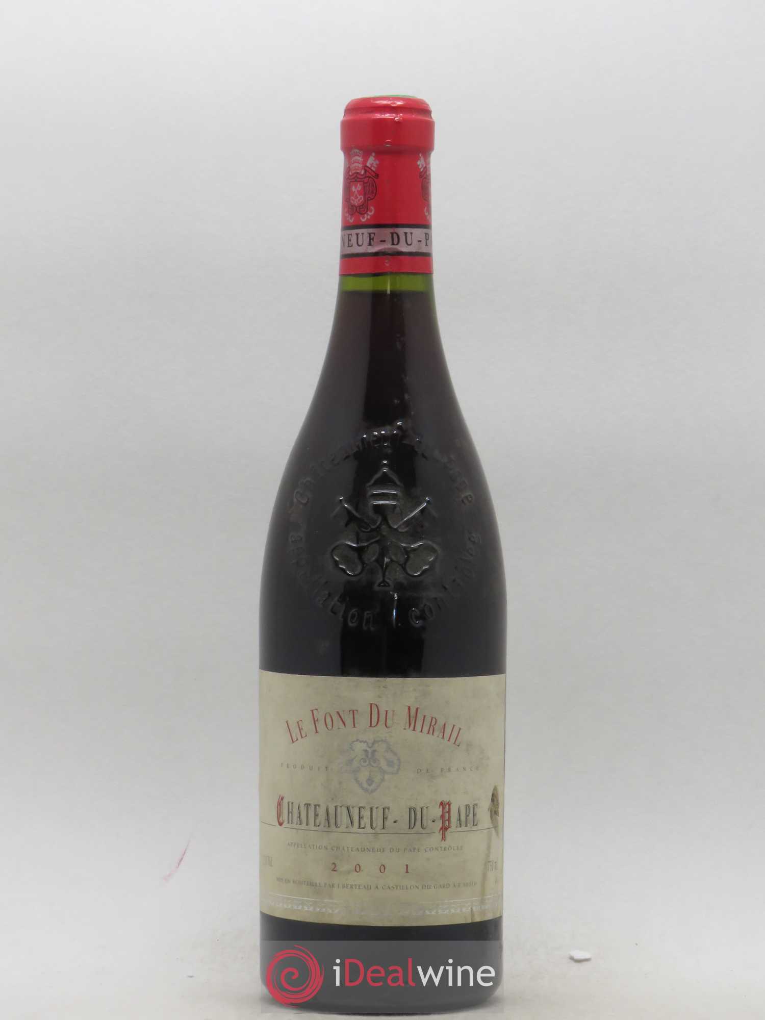 Châteauneuf-du-Pape Le Font du Mirail 2001 - Posten von 1 Flasche - 0