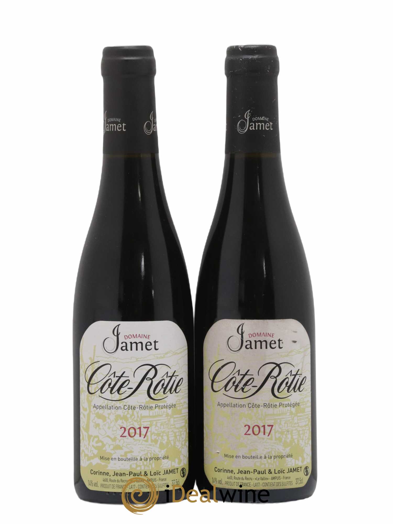 Côte-Rôtie Jamet (Domaine) 2017 - Lot de 2 demi bouteilles - 0