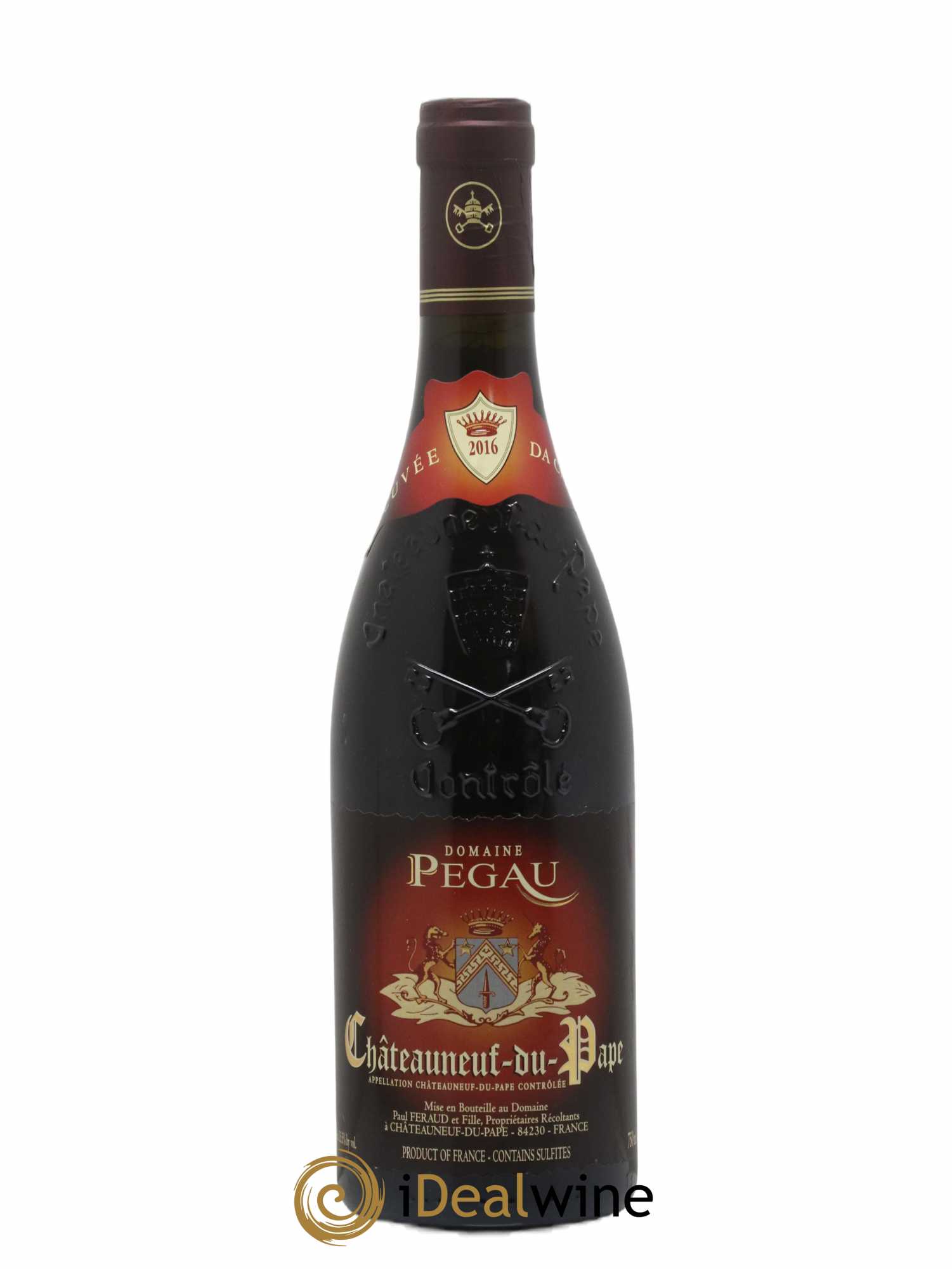 Châteauneuf-du-Pape Domaine du Pégau Cuvée Da Capo Paul et Laurence Féraud 2016 - Lot de 1 bouteille - 0