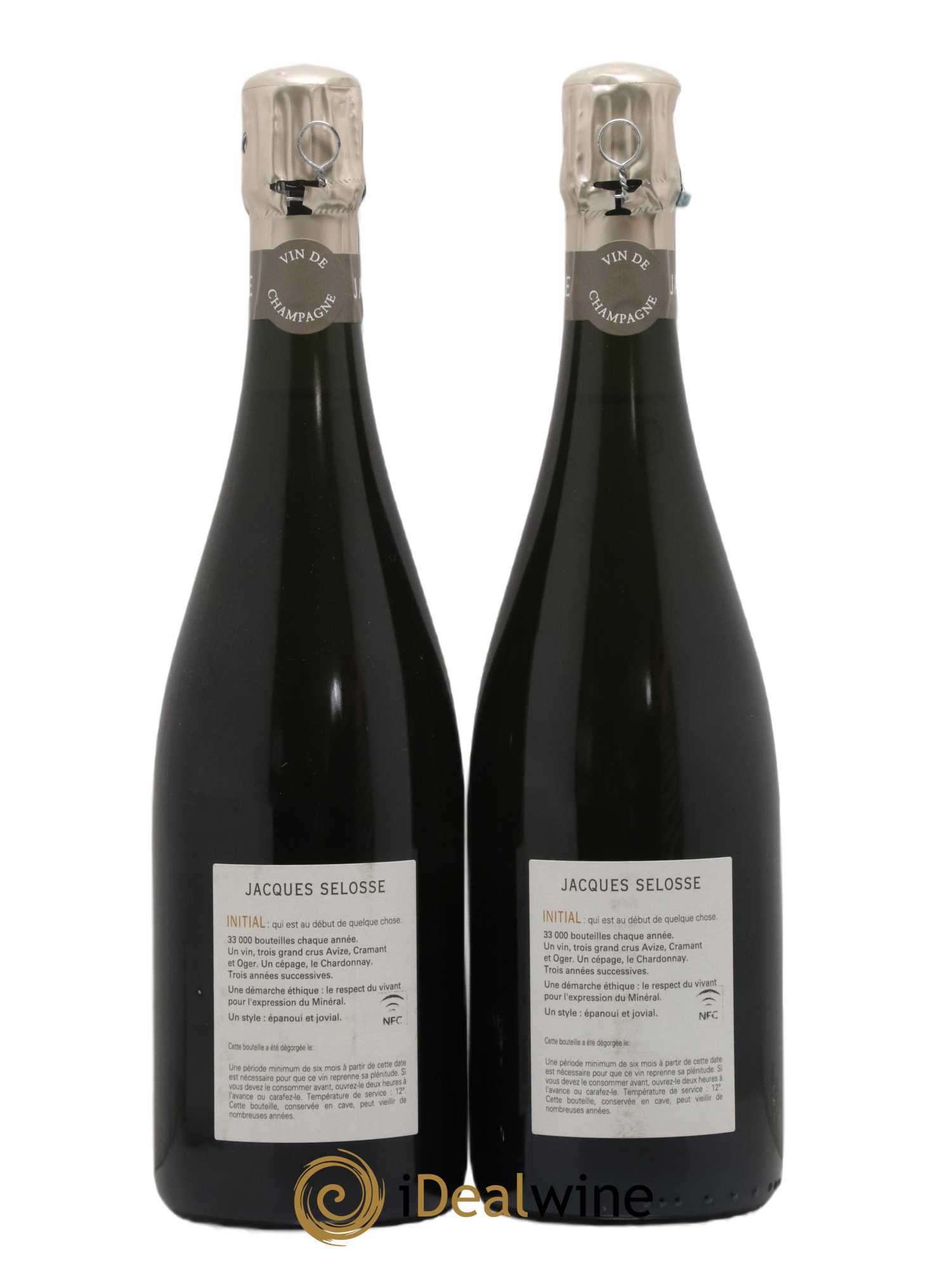 Initial Brut Jacques Selosse - Lot of 2 bottles - 1