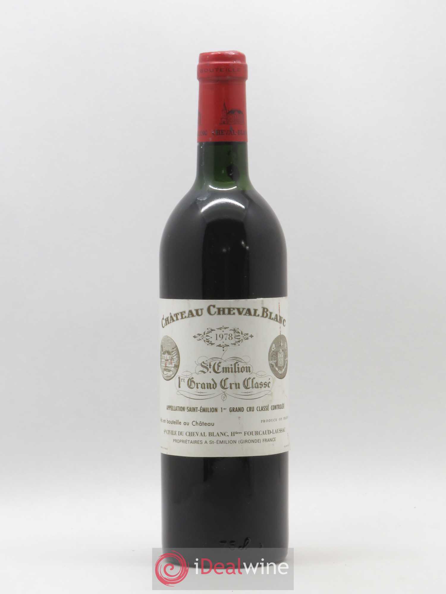 Château Cheval Blanc 1er Grand Cru Classé A 1978 - Lot de 1 bouteille - 0