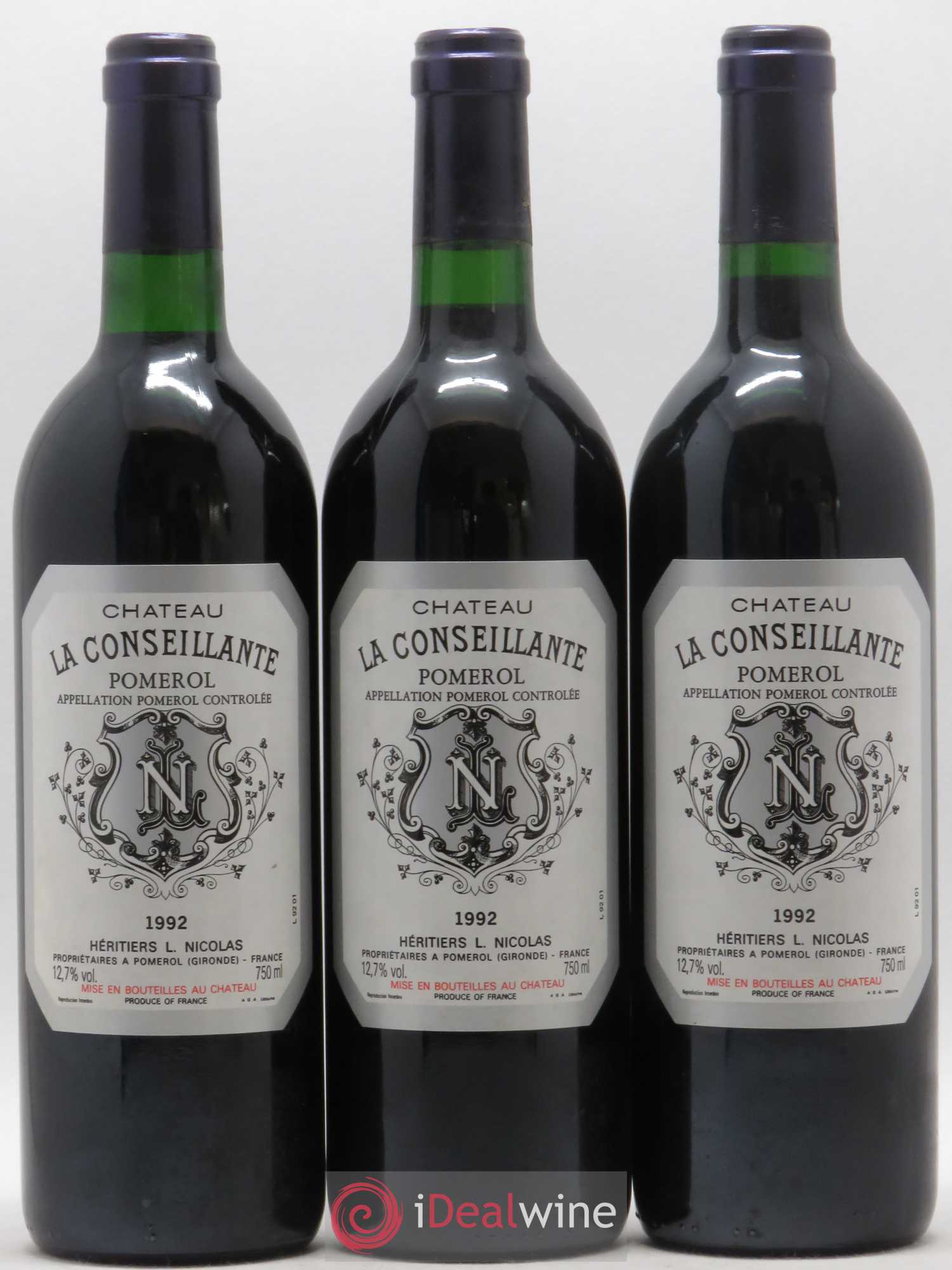 Château la Conseillante 1992 - Lot de 6 bouteilles - 2