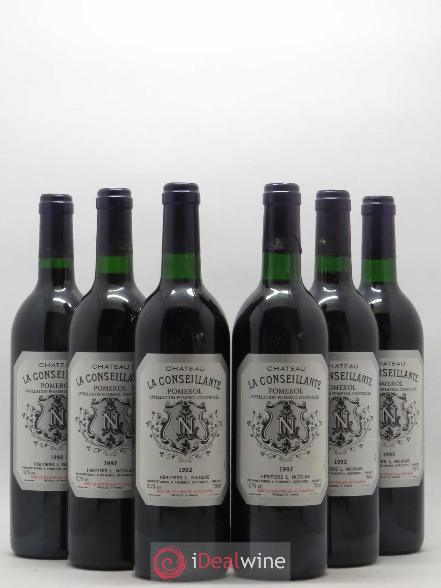 Château la Conseillante 1992 - Lot de 6 bouteilles - 0