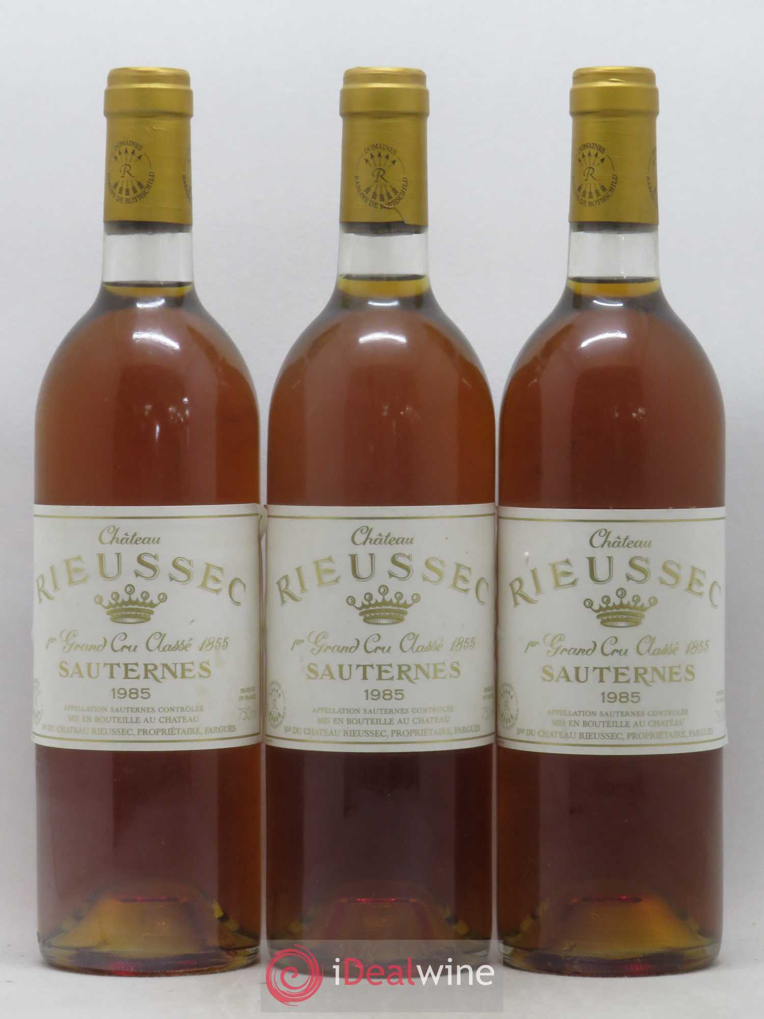 Château Rieussec 1er Grand Cru Classé 1985 - Lotto di 3 bottiglie - 0