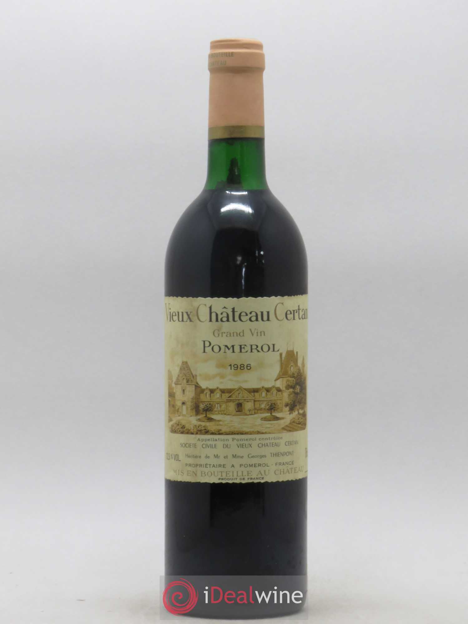 Vieux Château Certan 1986 - Lot de 1 bouteille - 0