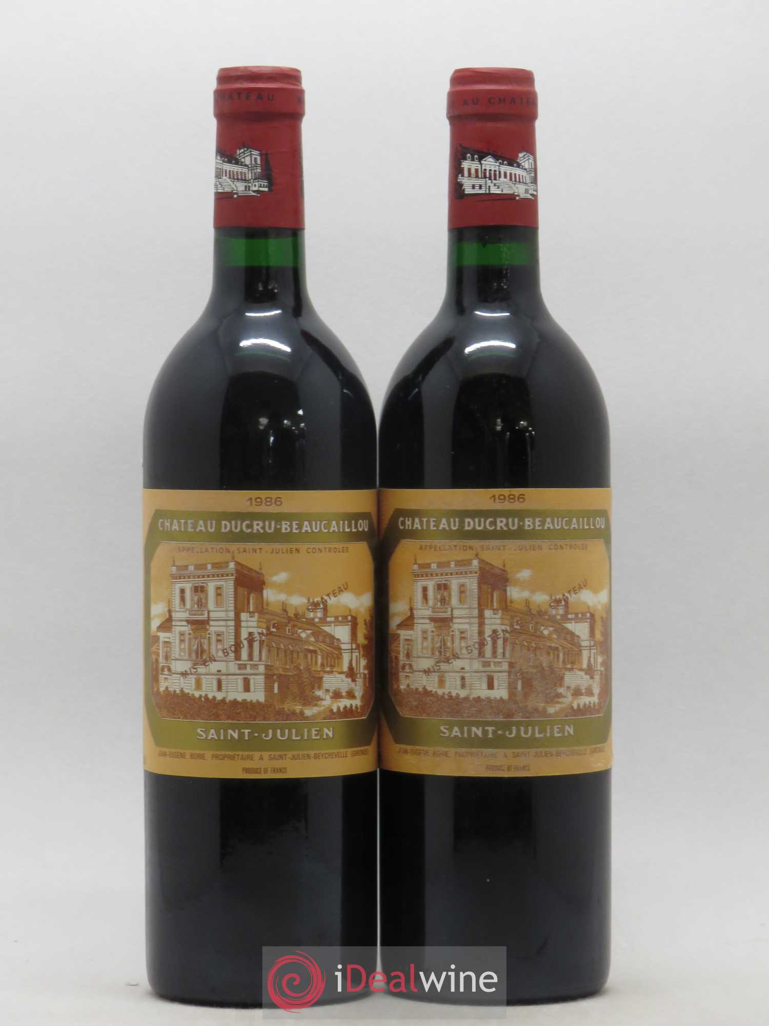 Château Ducru Beaucaillou 2ème Grand Cru Classé 1986 - Lot de 2 bouteilles - 0