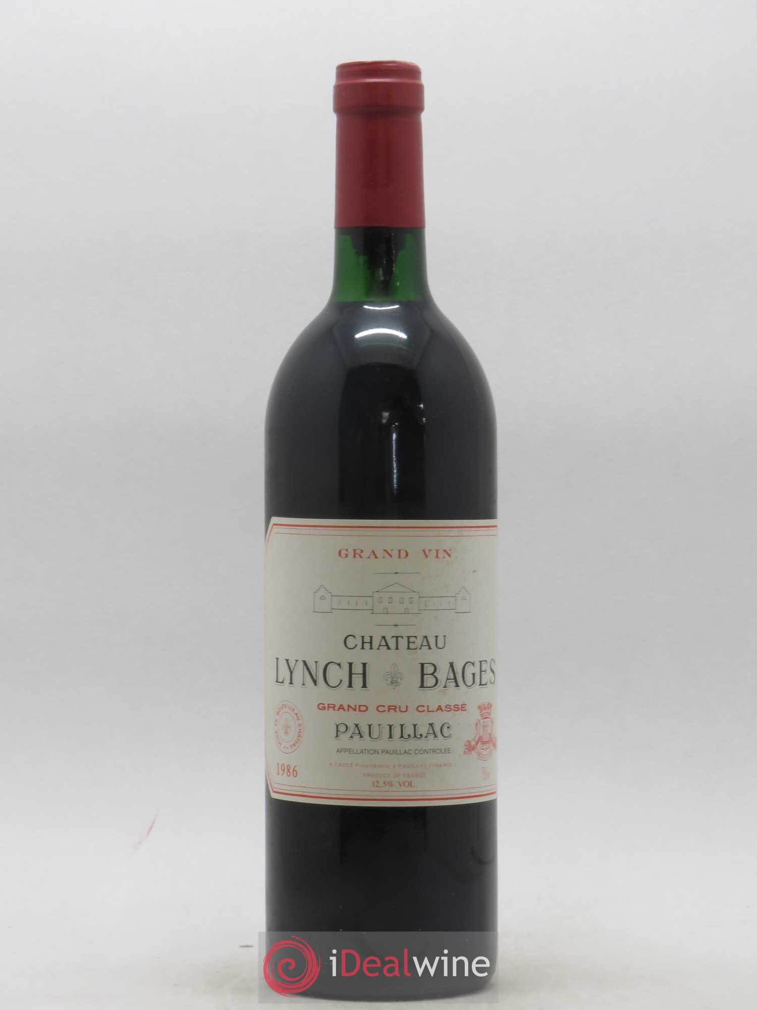 Château Lynch Bages 5ème Grand Cru Classé 1986 - Lot de 1 bouteille - 0