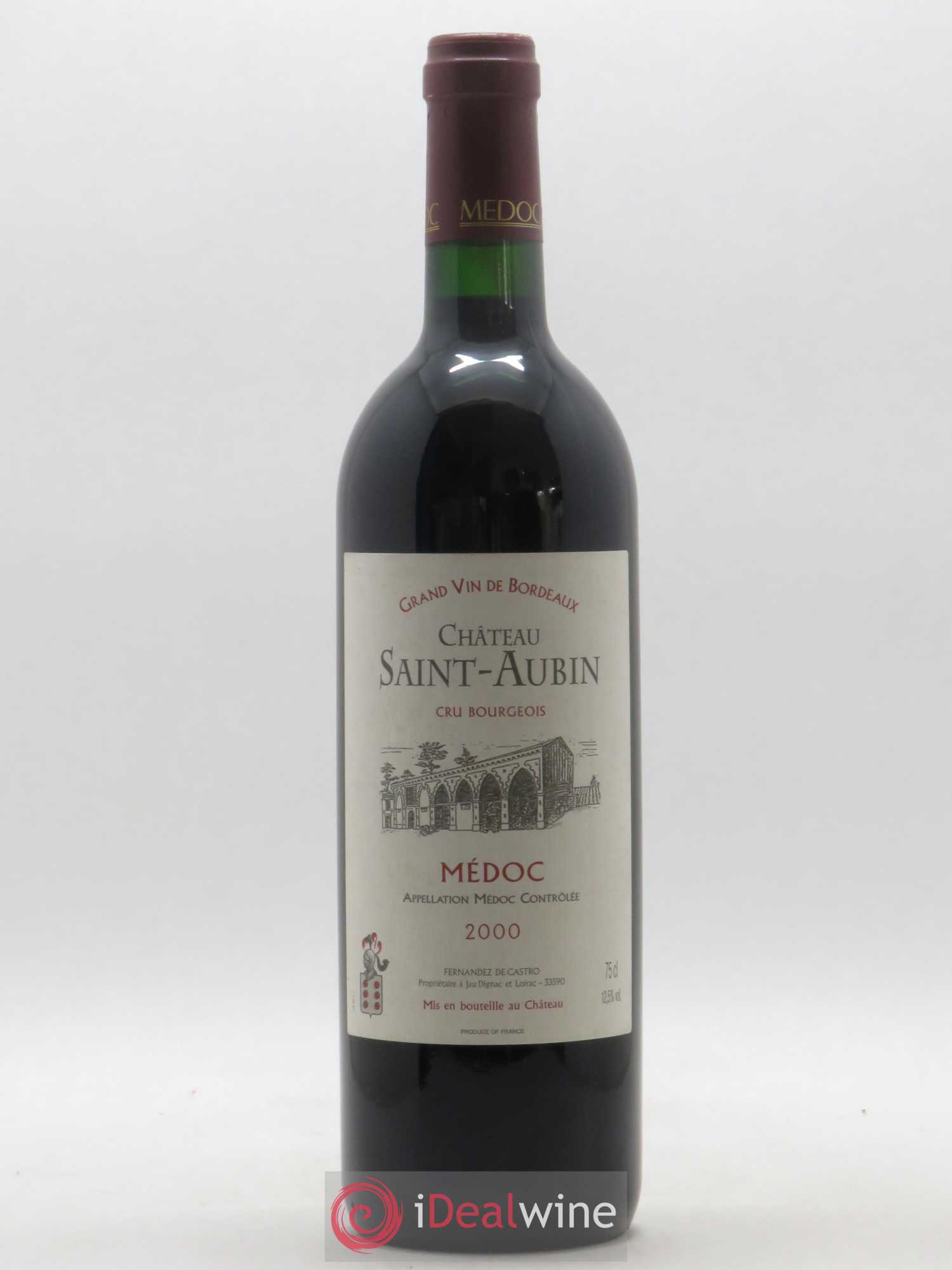 Médoc Château Saint Aubin 2000 - Posten von 1 Flasche - 0