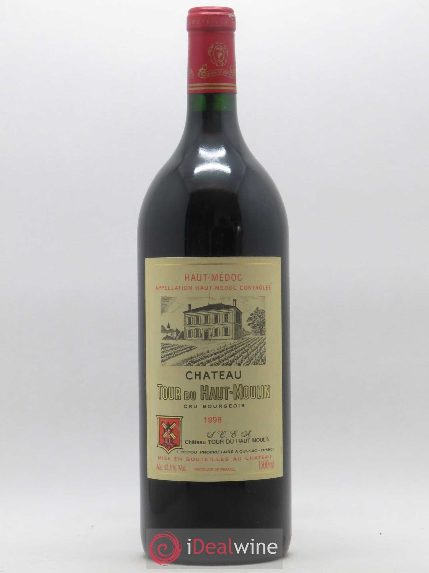 Château Tour du Haut Moulin Cru Bourgeois 1998 - Lot de 1 magnum - 0