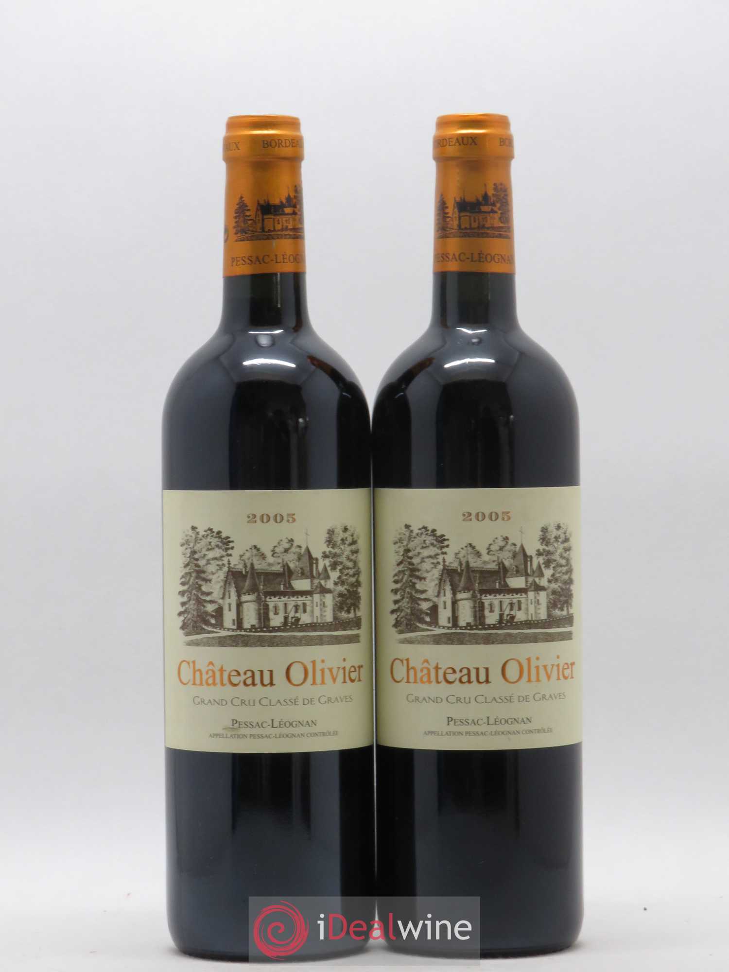Château Olivier Cru Classé de Graves 2005 - Lot de 2 bouteilles - 0