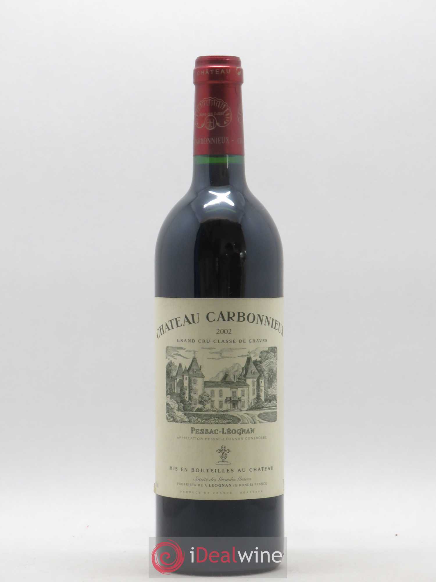 Château Carbonnieux Cru Classé de Graves 2002 - Lot de 1 bouteille - 0