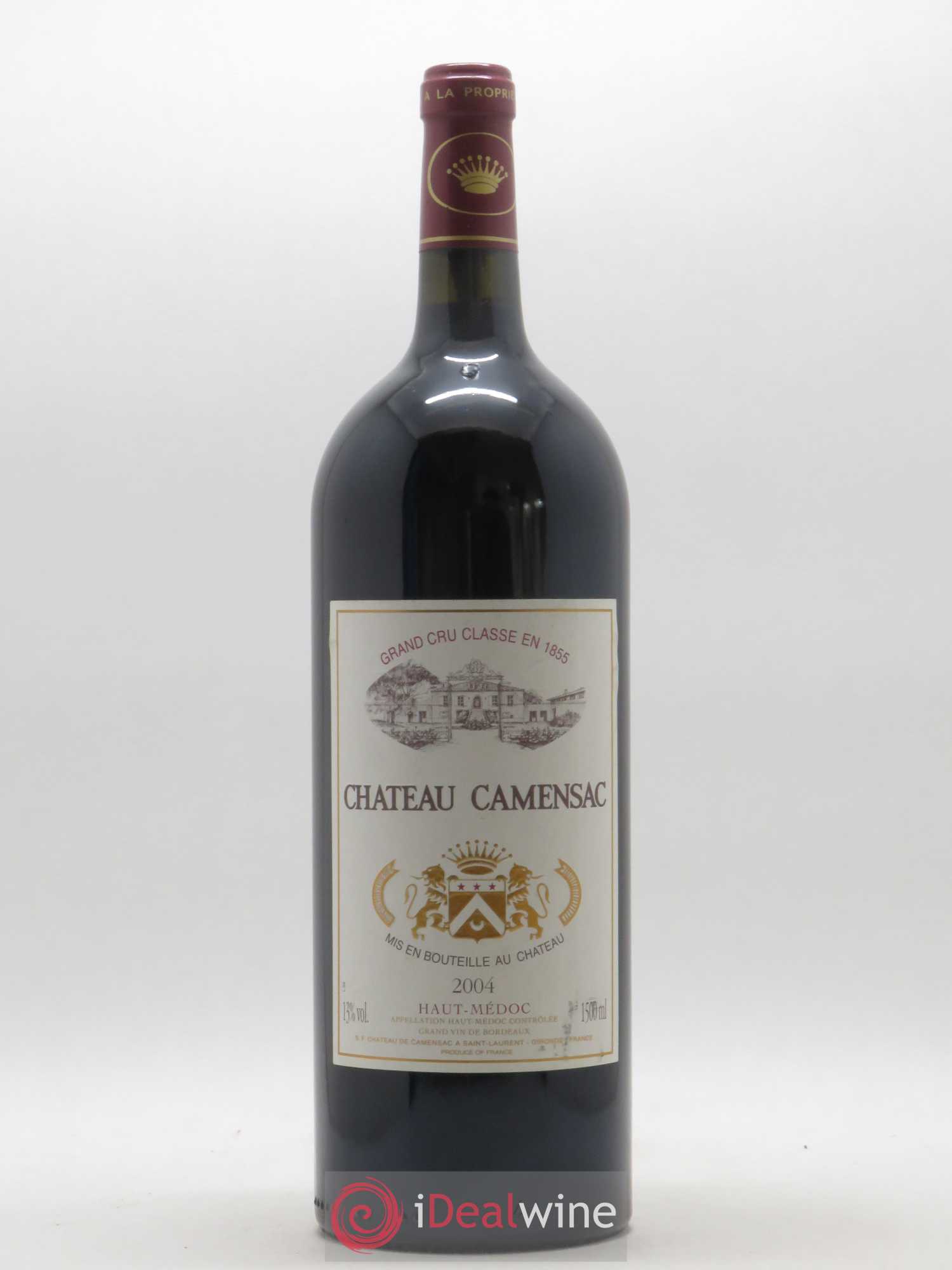 Château Camensac 5ème Grand Cru Classé 2004 - Lot de 1 magnum - 0