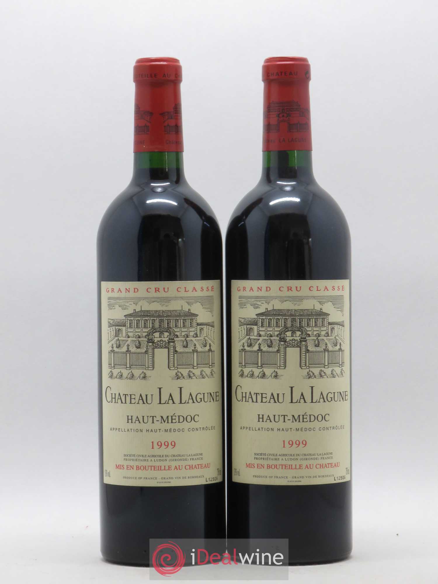 Château la Lagune 3ème Grand Cru Classé 1999 - Lot de 2 bouteilles - 0