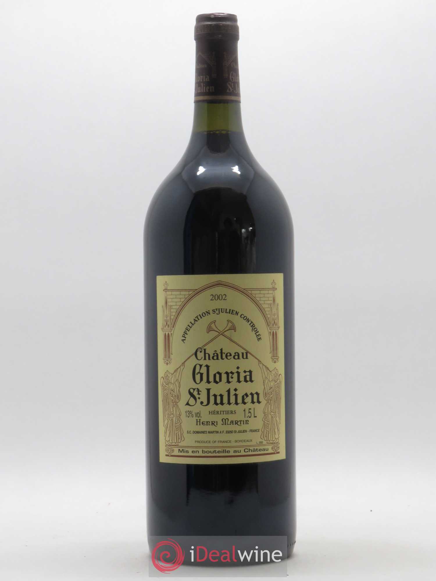 Château Gloria 2002 - Lot de 1 magnum - 0
