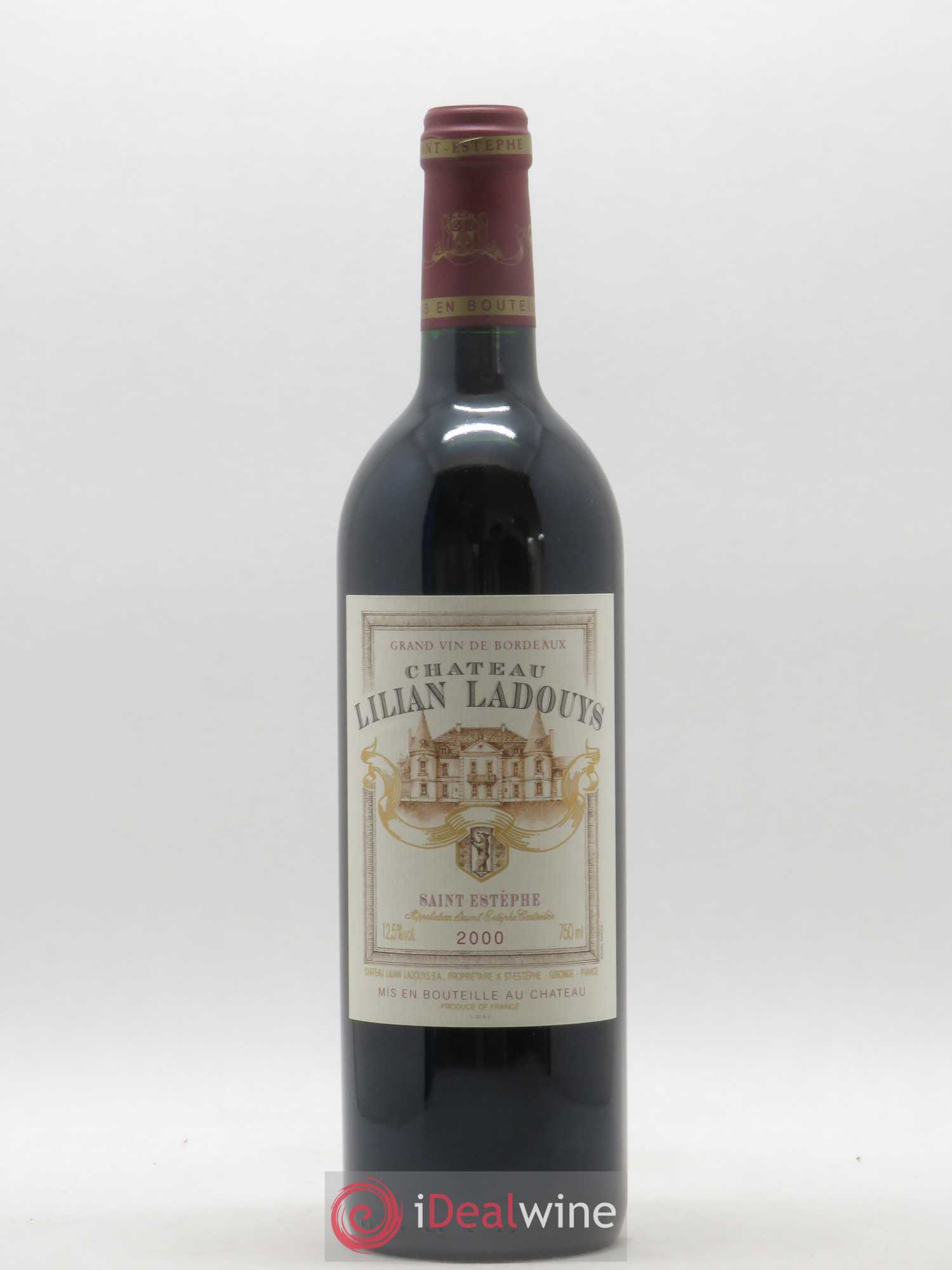 Château Lilian Ladouys Cru Bourgeois 2000 - Lot de 1 bouteille - 0