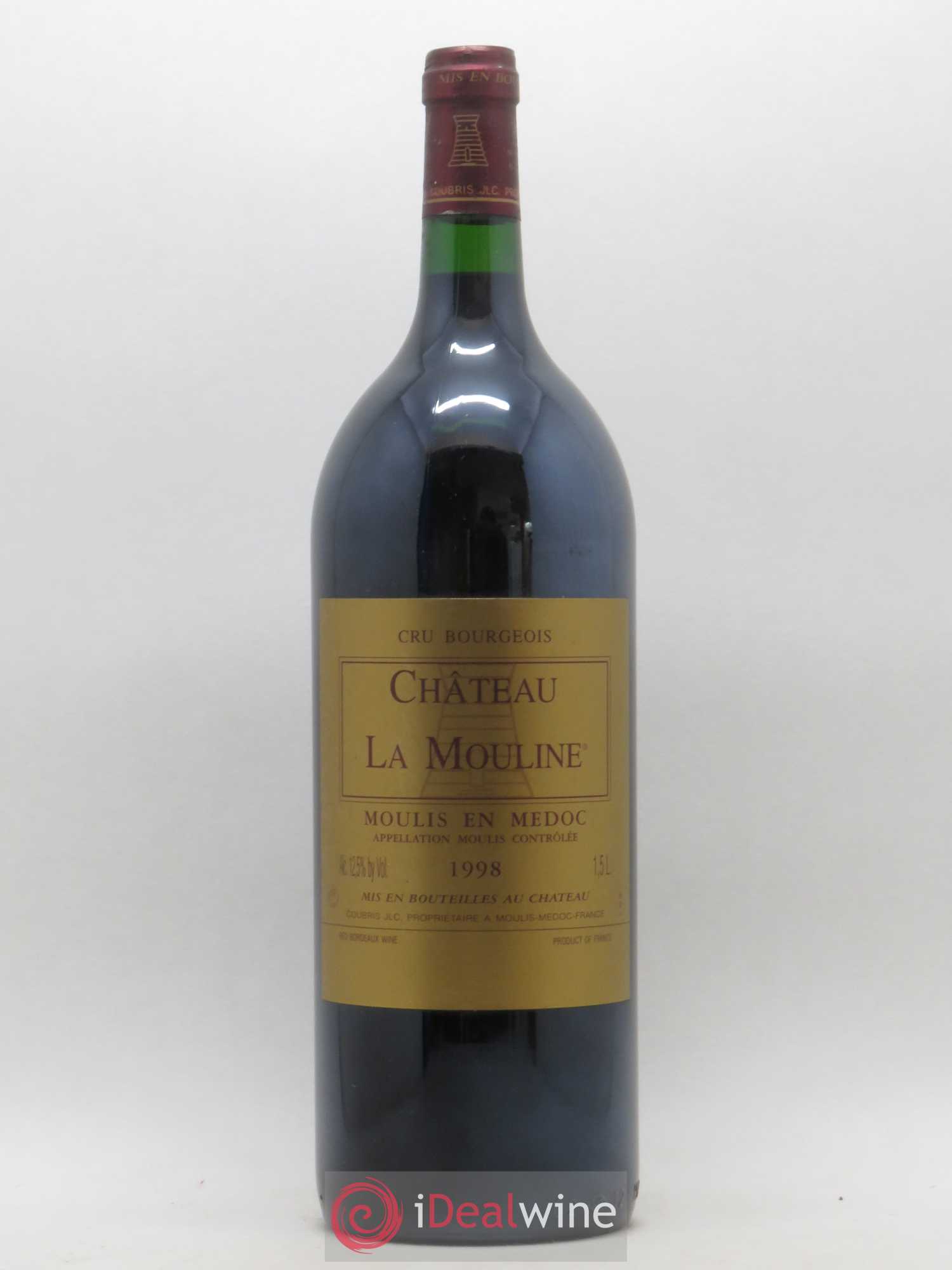 Moulis en Médoc Château La Mouline 1998 - Lot de 1 magnum - 0