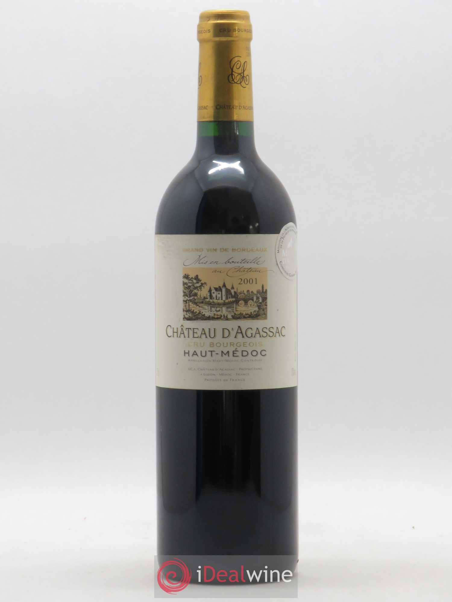 Château d' Agassac Cru Bourgeois 2001 - Lot de 1 bouteille - 0