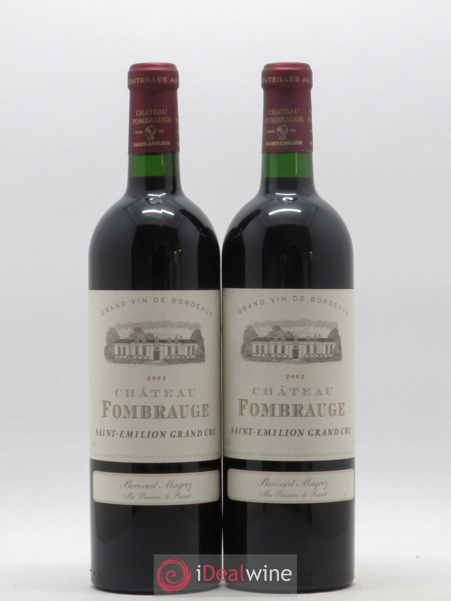Château Fombrauge Grand Cru Classé 2002 - Lot de 2 bouteilles - 0