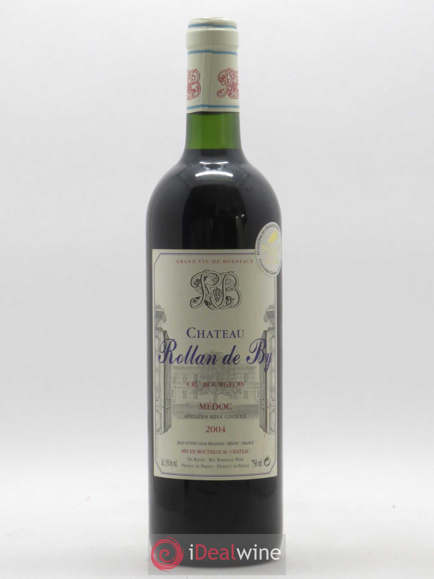 Château Rollan de By Cru Bourgeois 2004 - Lot de 1 bouteille - 0