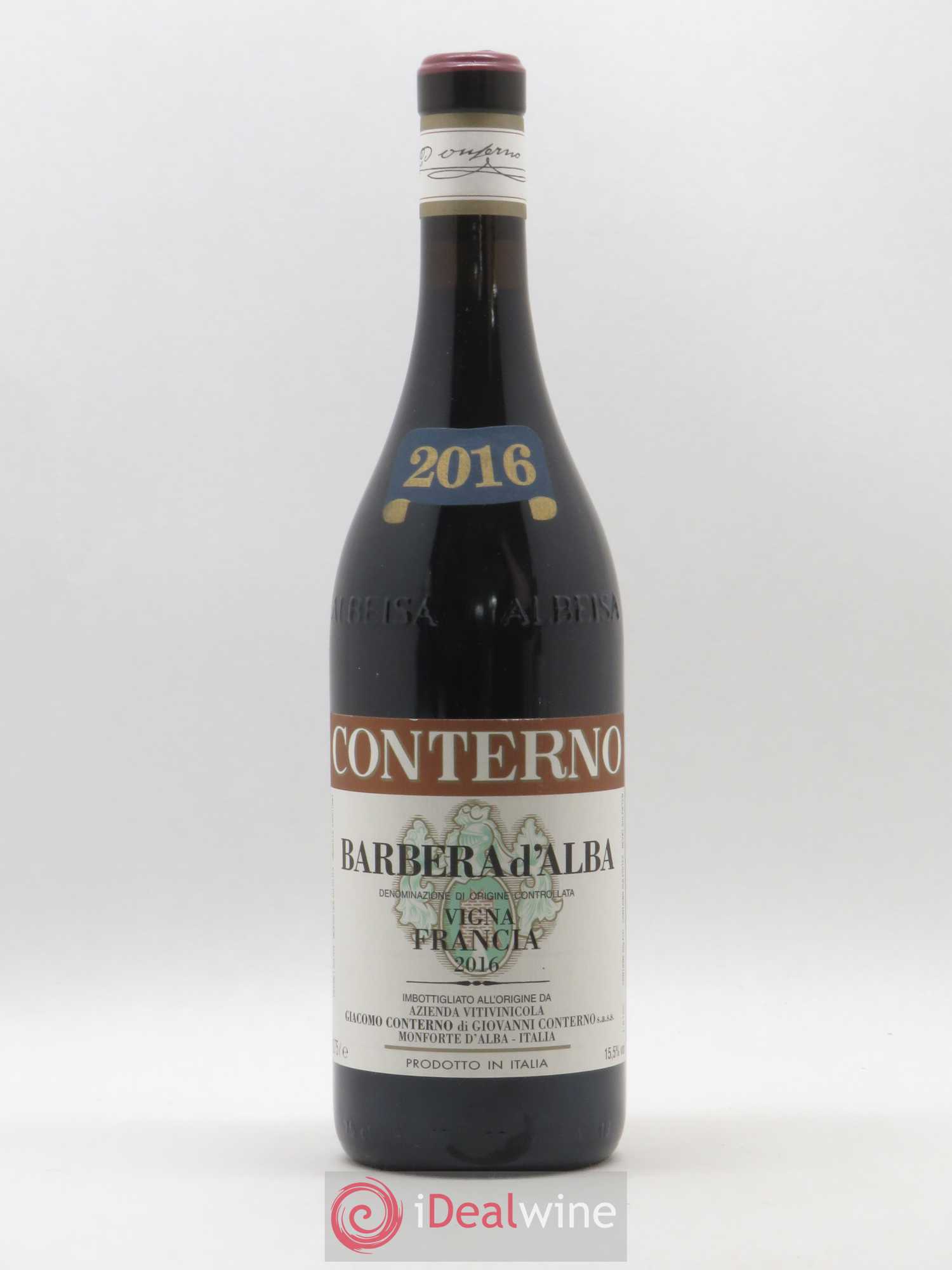Barbera d'Alba DOC Vigna Francia Giacomo Conterno 2016 - Posten von 1 Flasche - 0