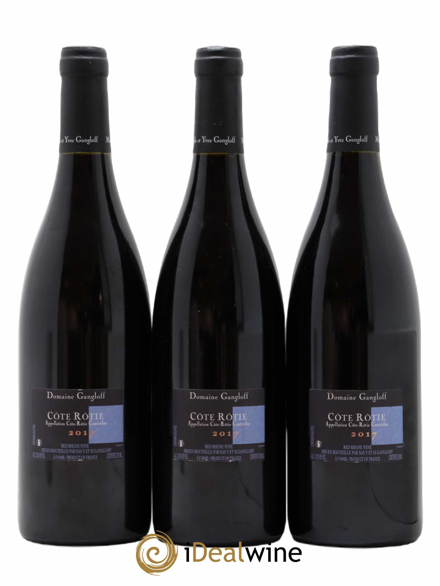 Côte-Rôtie La Barbarine Gangloff (Domaine) 2017 - Lot de 3 bouteilles - 1