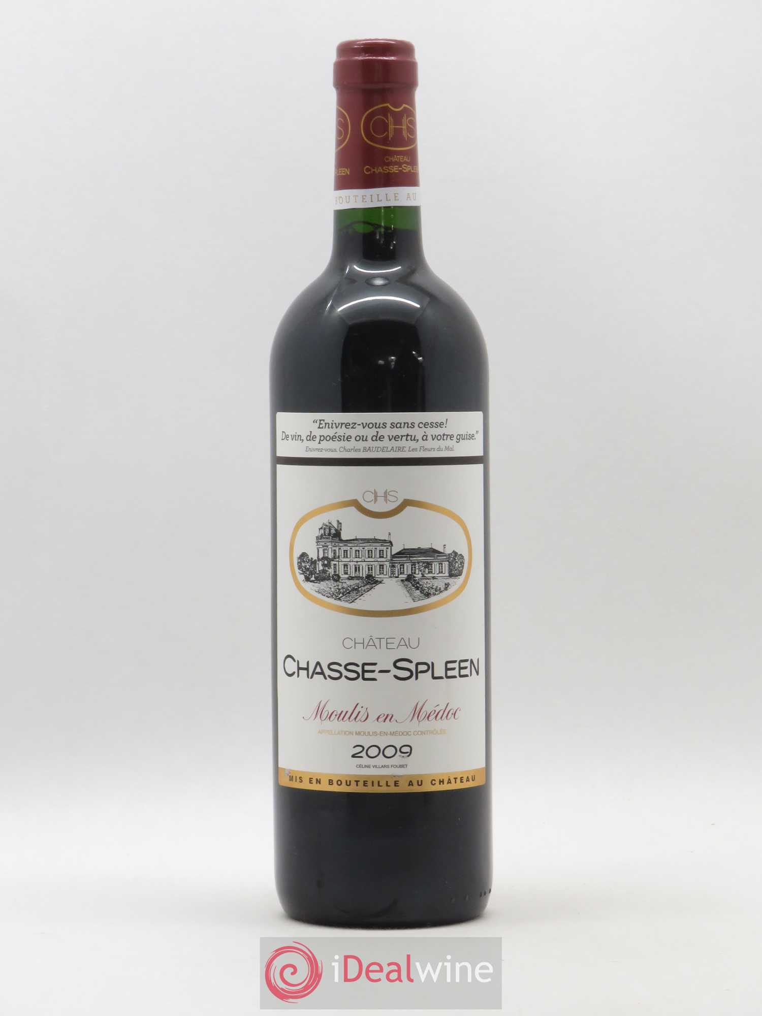 Château Chasse Spleen 2009 - Lot de 1 bouteille - 0
