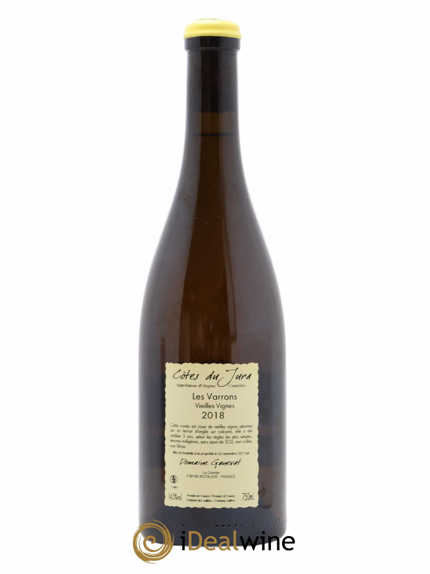 Côtes du Jura Les Varrons Vieilles Vignes Jean-François Ganevat (Domaine) 2018 - Lot de 1 bouteille - 1