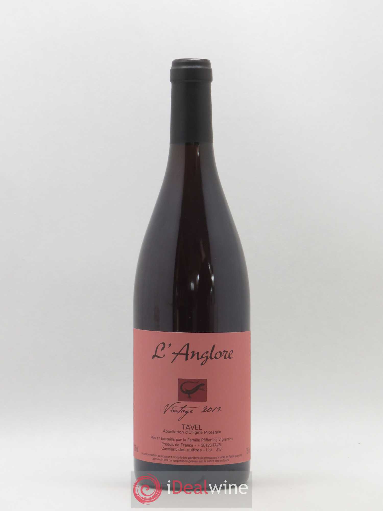 Tavel Vintage L'Anglore 2017 - Lot de 1 bouteille - 0