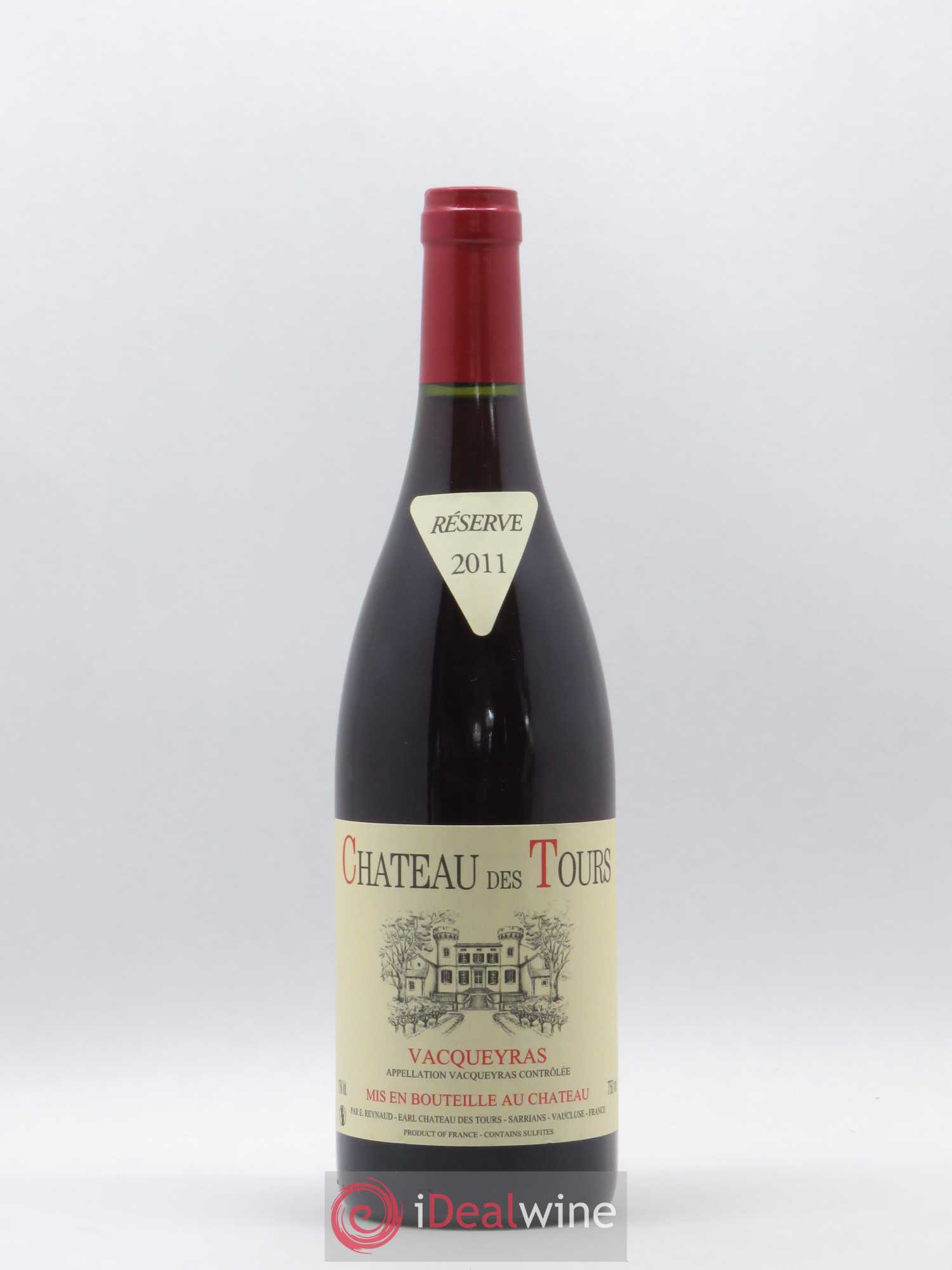Vacqueyras Château des Tours Emmanuel Reynaud 2011 - Lot de 1 bouteille - 0