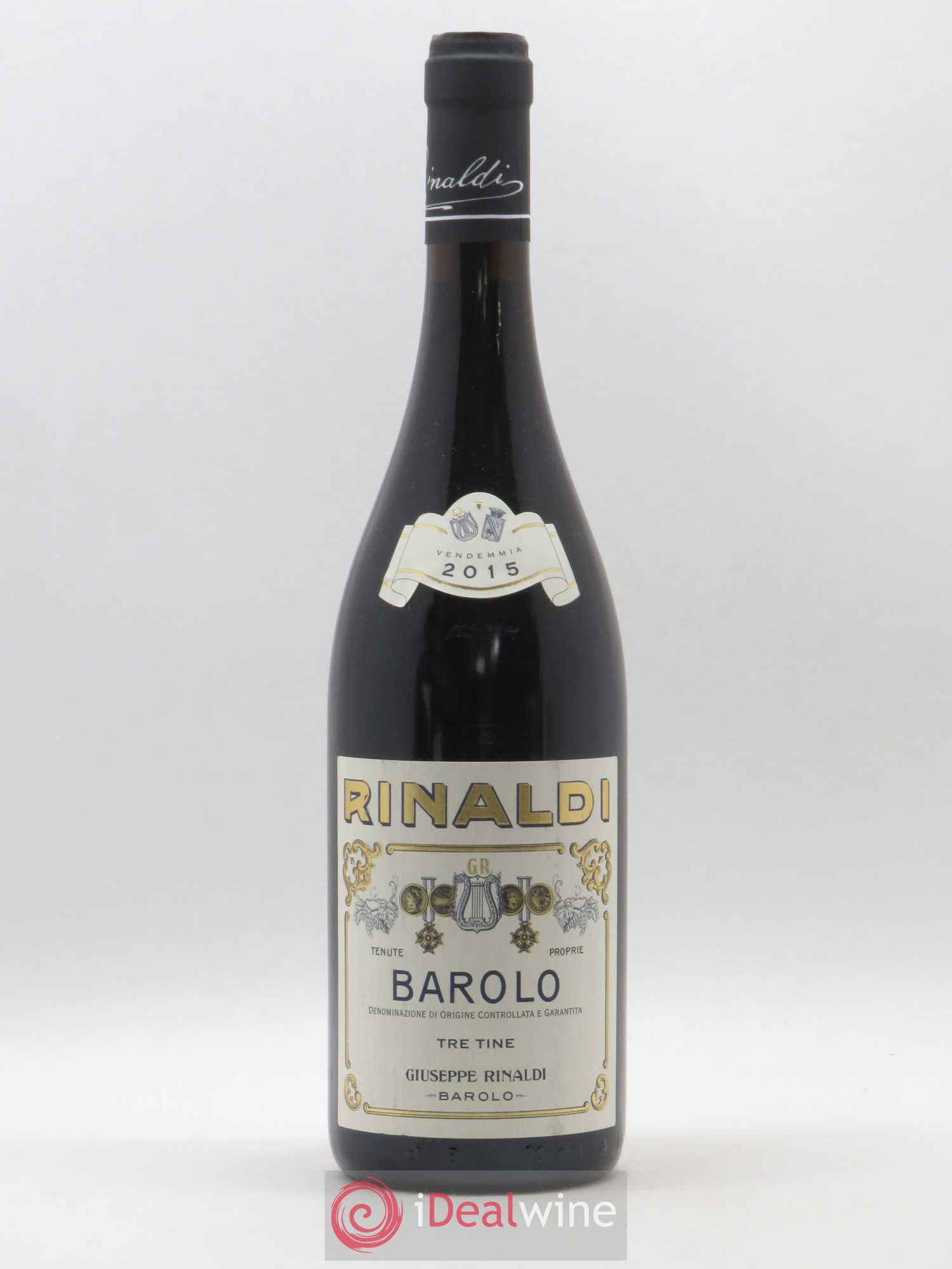 Barolo DOCG Tre Tine Giuseppe Rinaldi 2015 - Posten von 1 Flasche - 0