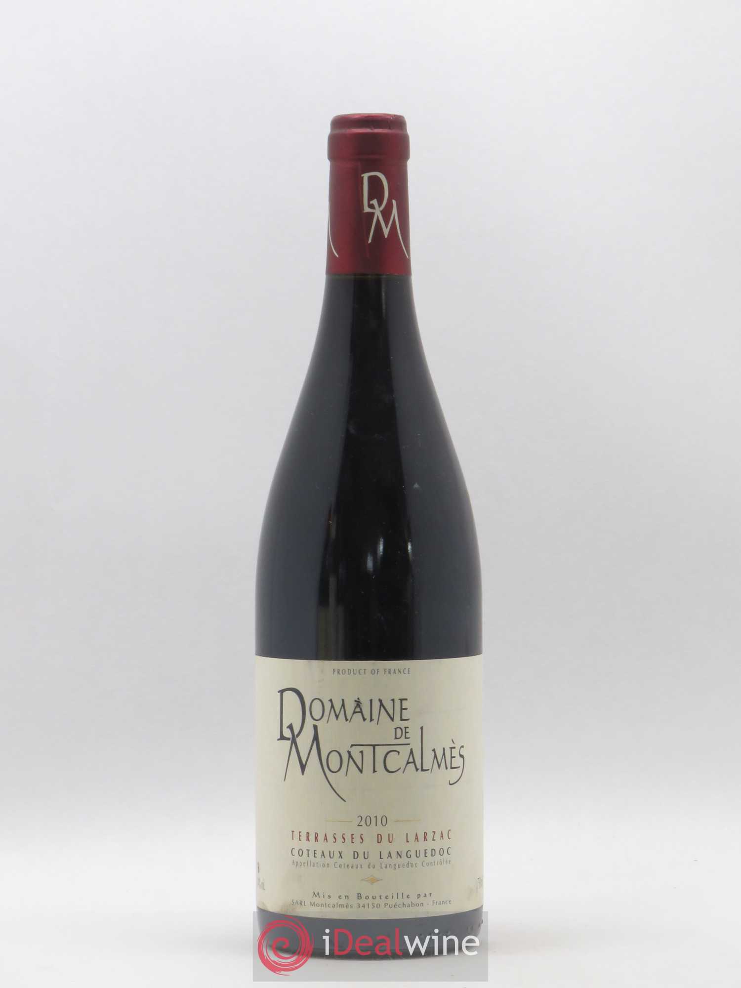 Terrasses du Larzac Domaine de Montcalmès Frédéric Pourtalié 2010 - Lot de 1 bouteille - 0