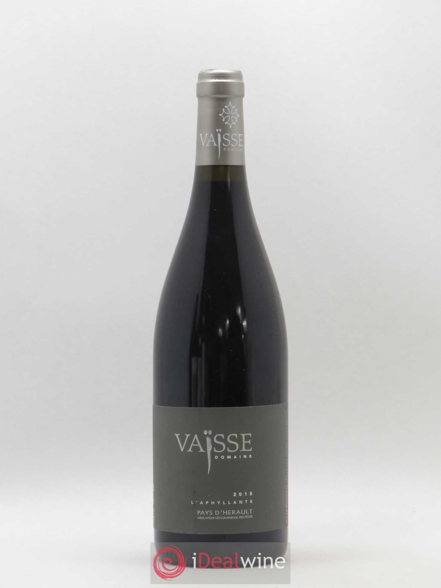 Pays d'Hérault L'Aphyllante Vaisse (Domaine) 2015 - Lot de 1 bouteille - 0