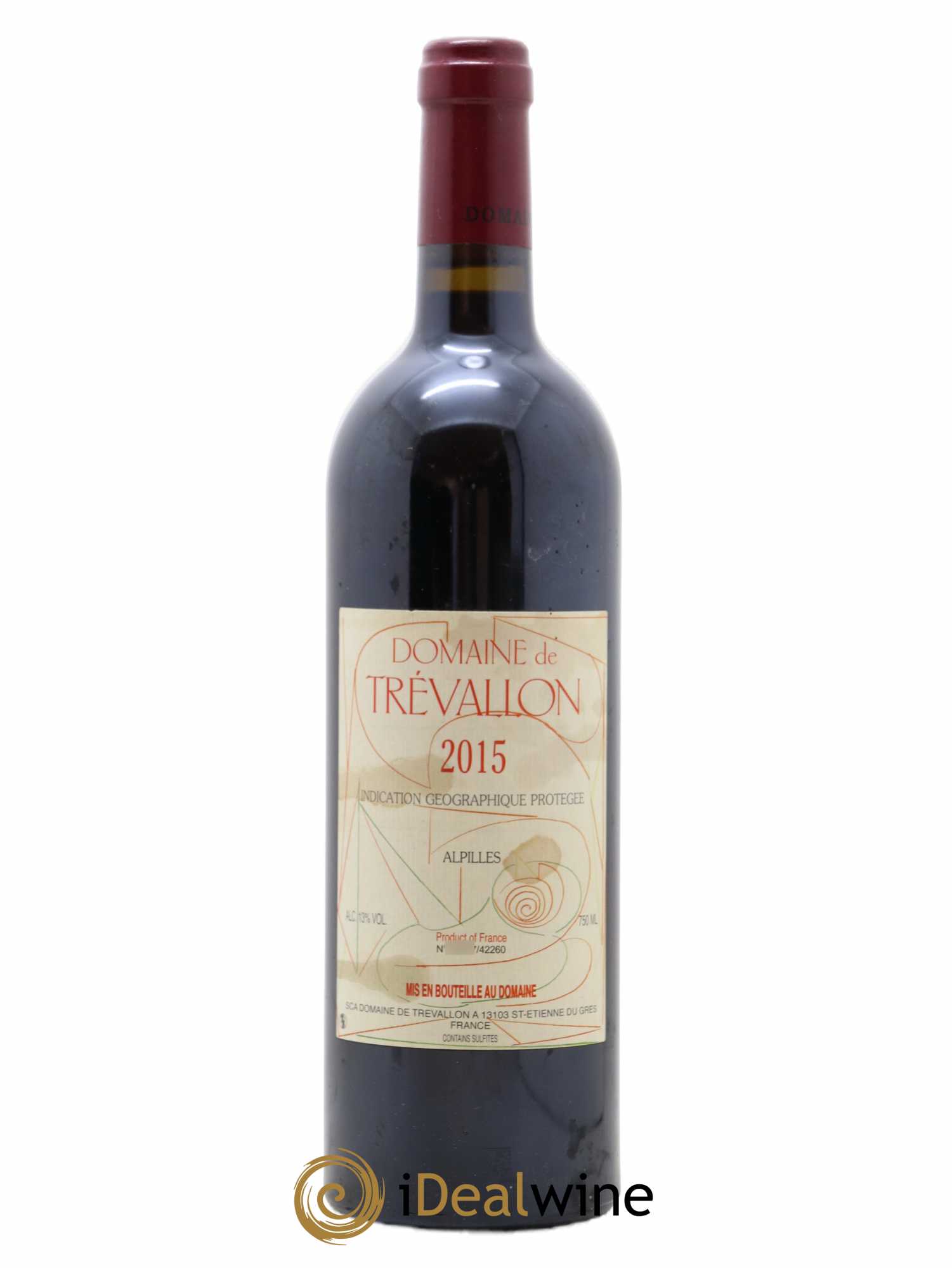Alpilles Trévallon (Domaine de) Eloi Dürrbach 2015 - Lot de 1 bouteille - 0