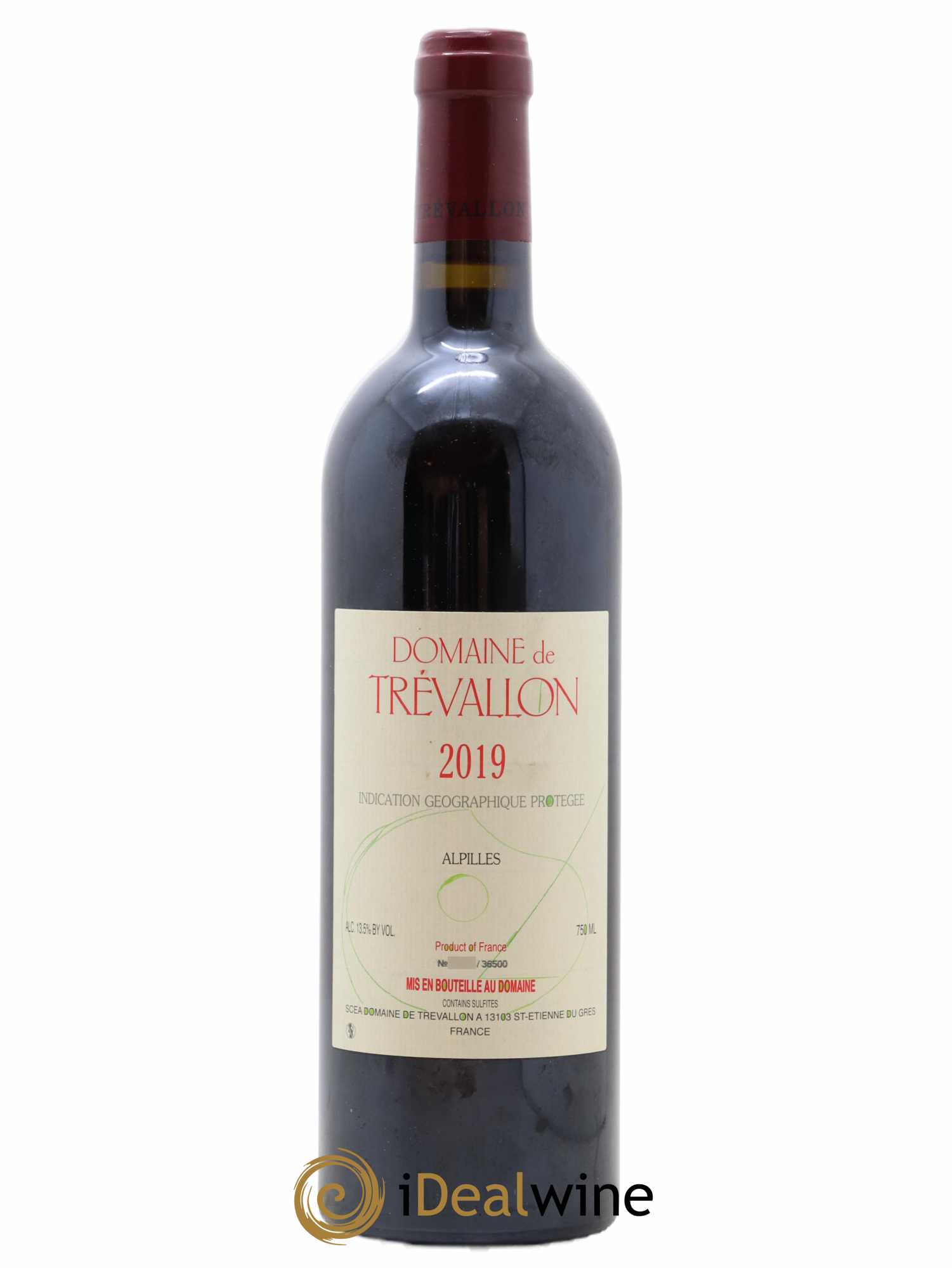 Alpilles Trévallon (Domaine de) Eloi Dürrbach 2019 - Lot de 1 bouteille - 0